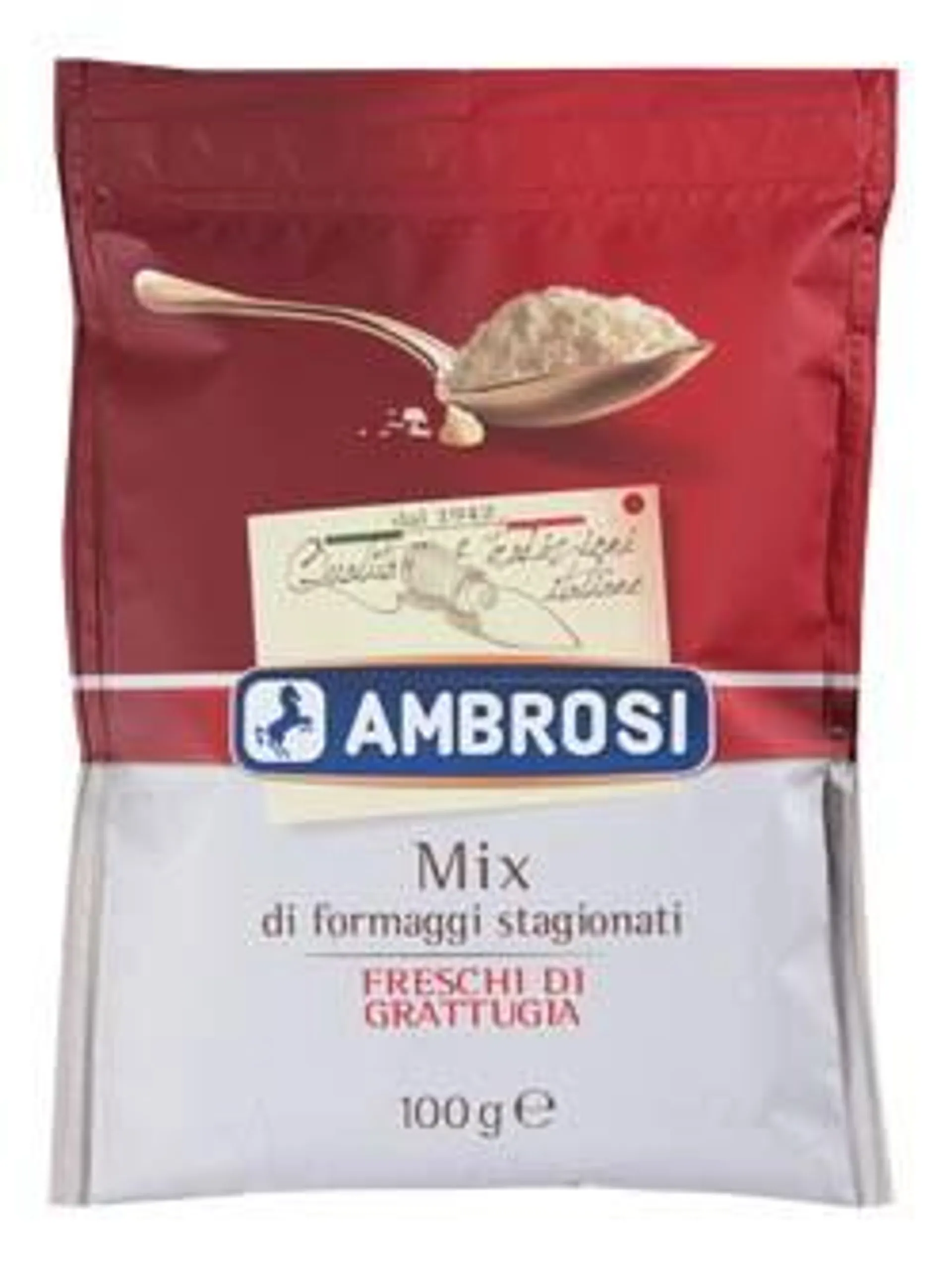 AMBROSI Sýry tvrdé strouhané mix chlaz. 100 g