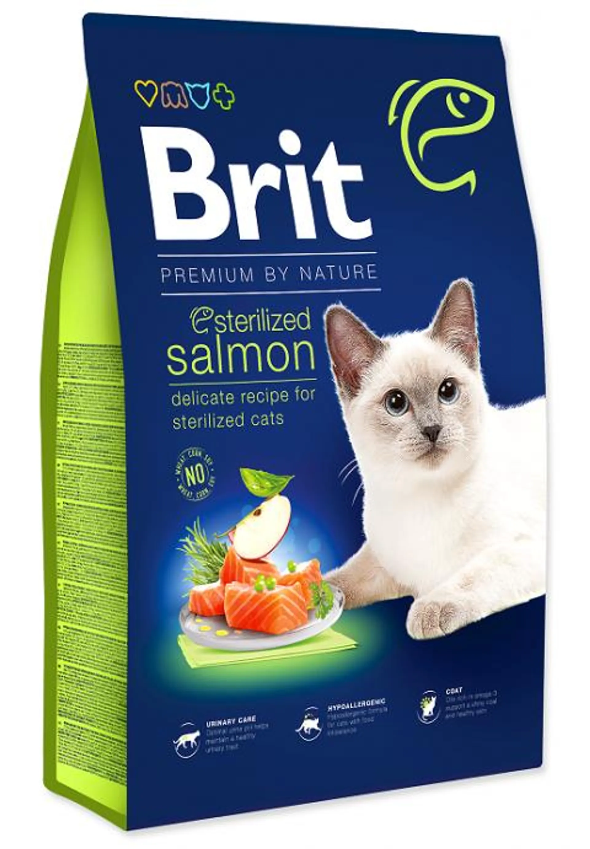 Brit Premium by Nature Cat Sterilized Salmon 8kg