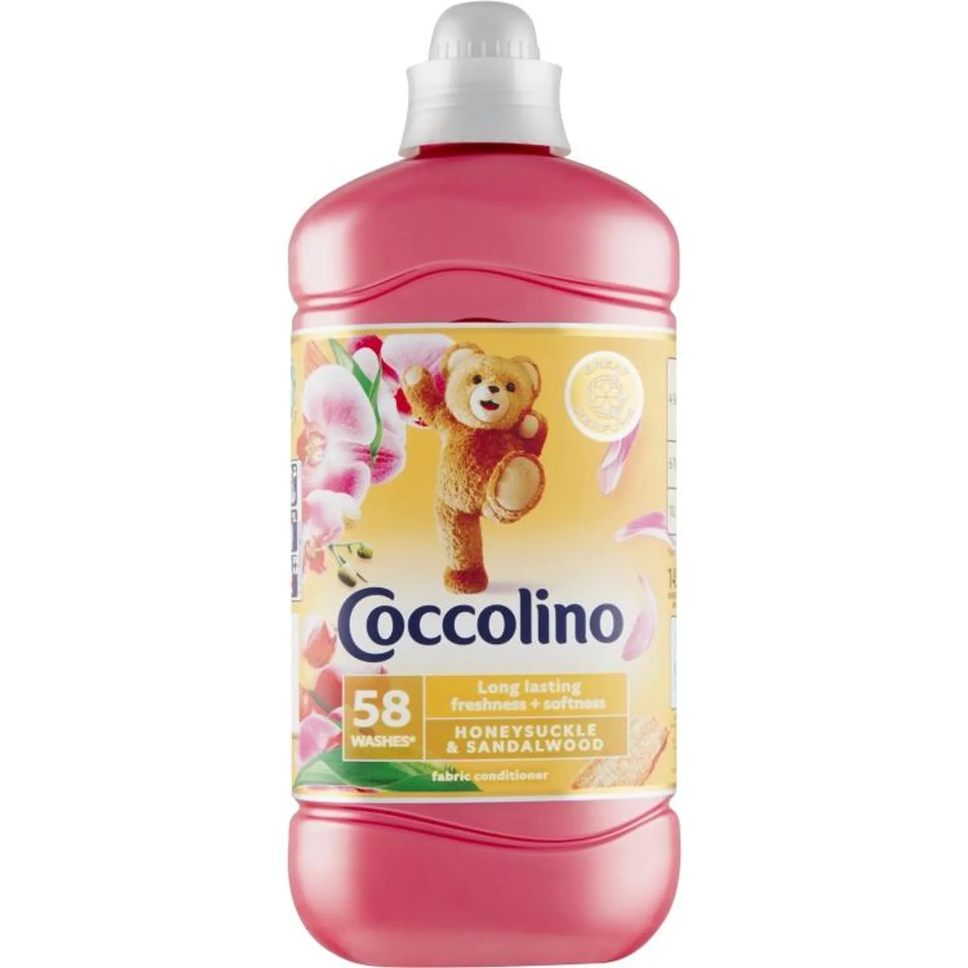 Coccolino aviváž Honeysuckle & Sandalwood 58 praní, 1450 ml