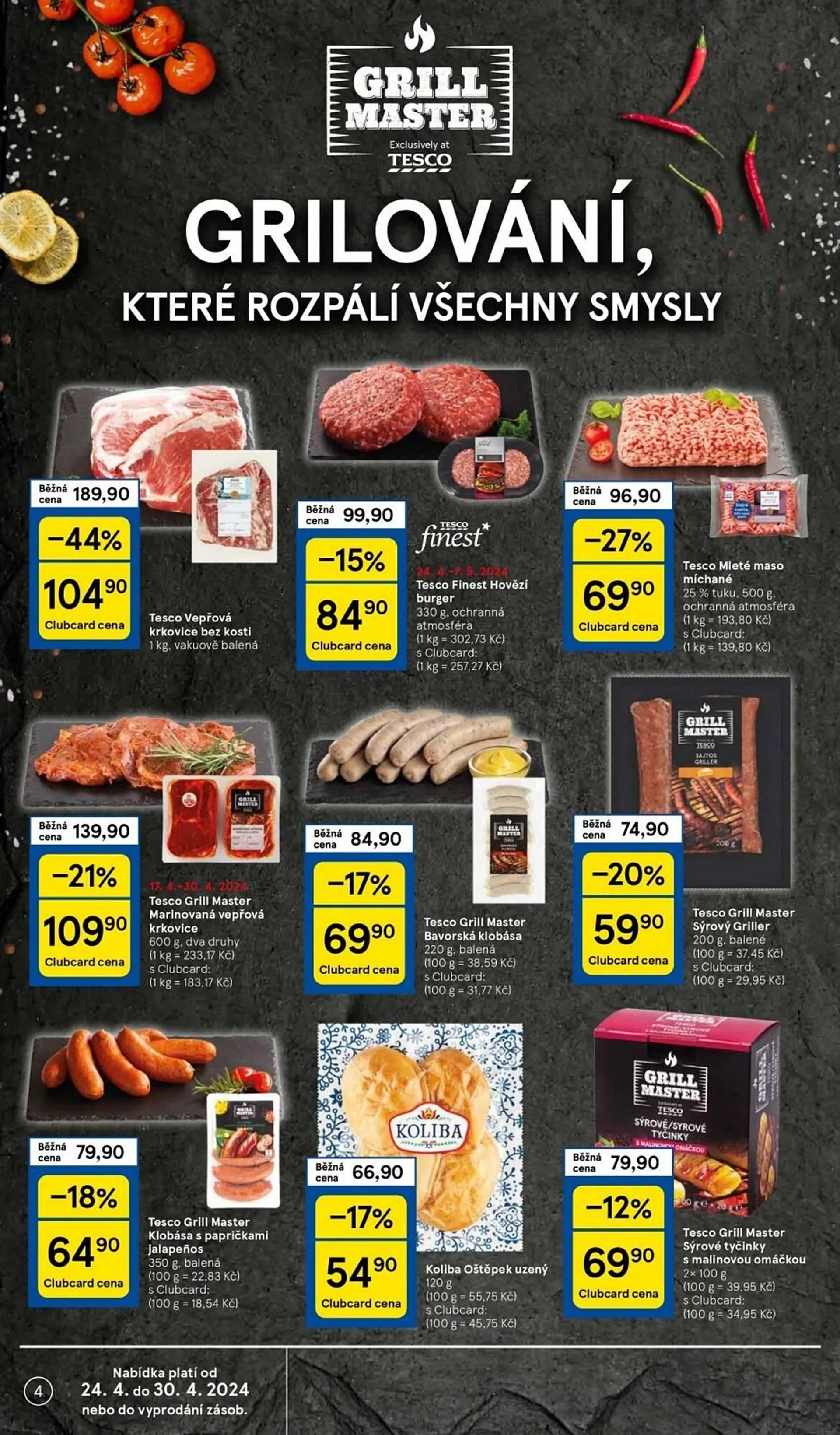 Tesco Supermarket leták - 24. dubna 30. dubna 2024 - Page 4