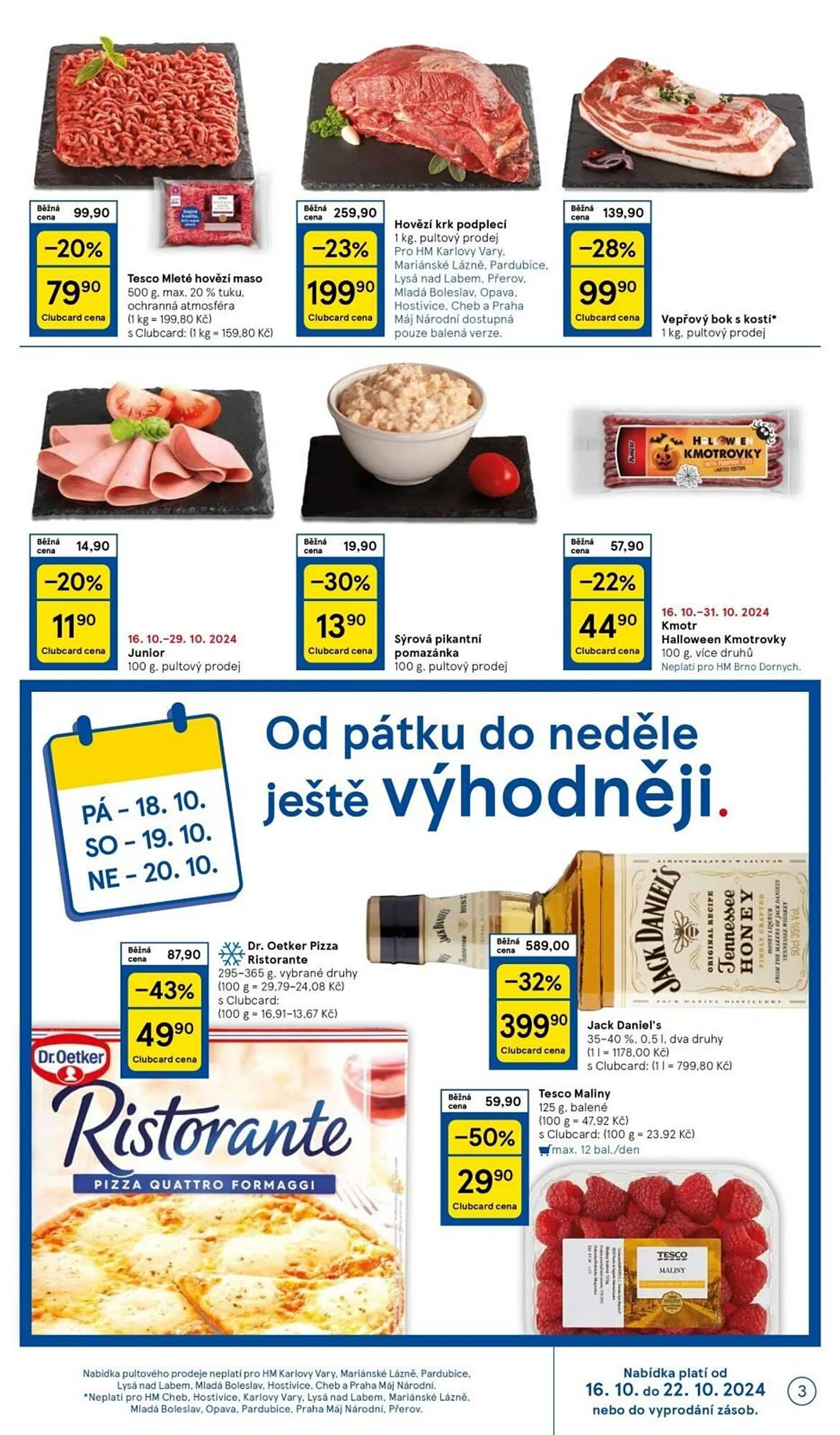 Tesco leták - 16. října 22. října 2024 - Page 3