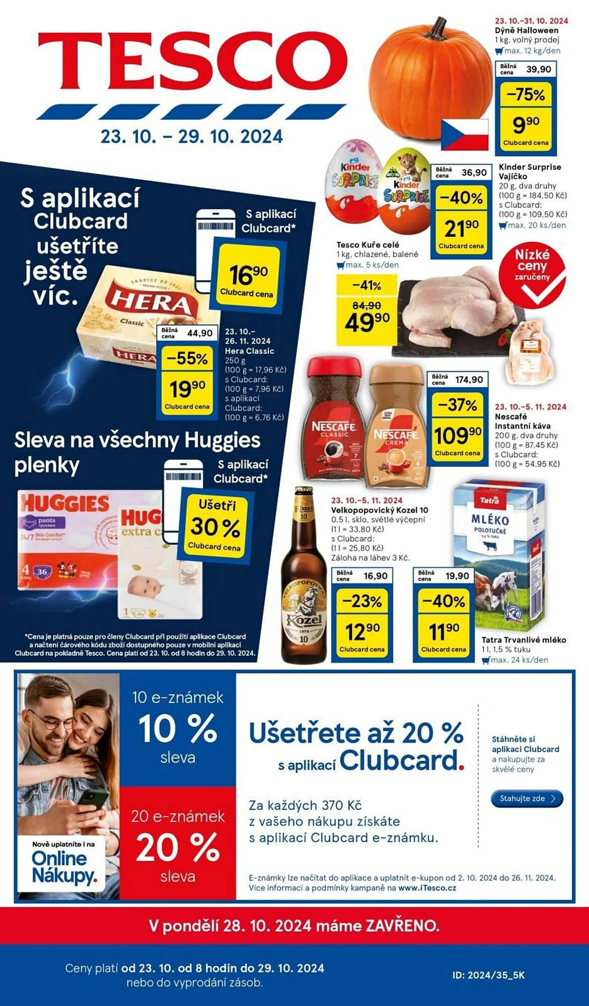 Tesco leták - 23. října 29. října 2024 - Page 1