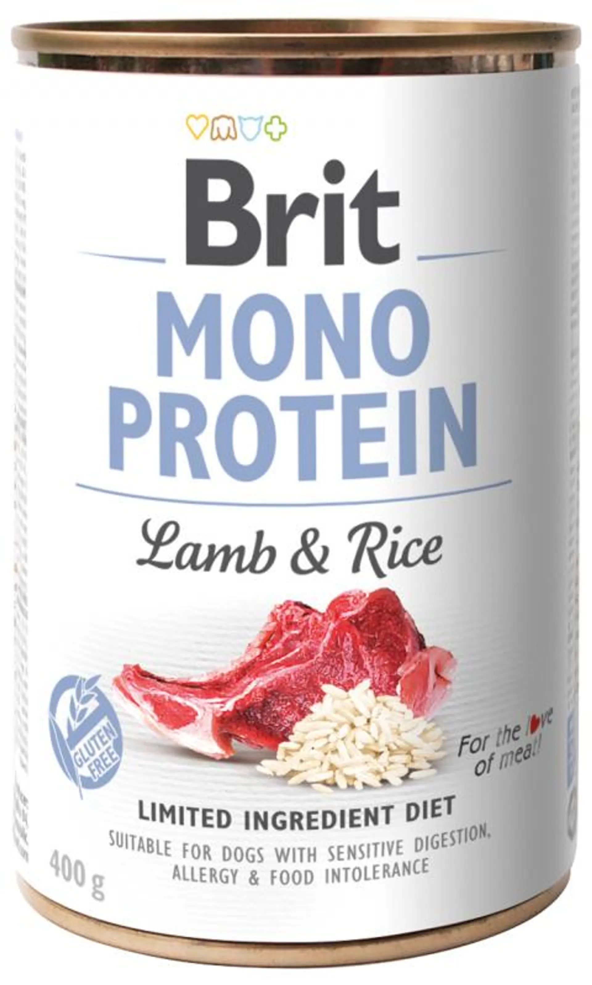 Konzerva Brit Monoprotein Lamb & Brown Rice 400g