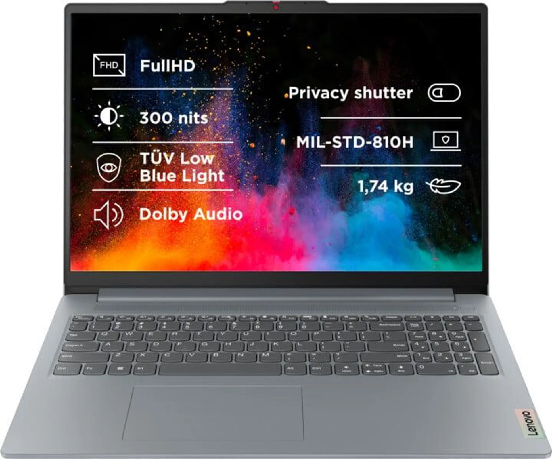 Lenovo IdeaPad Slim 3 16IAH8, šedá