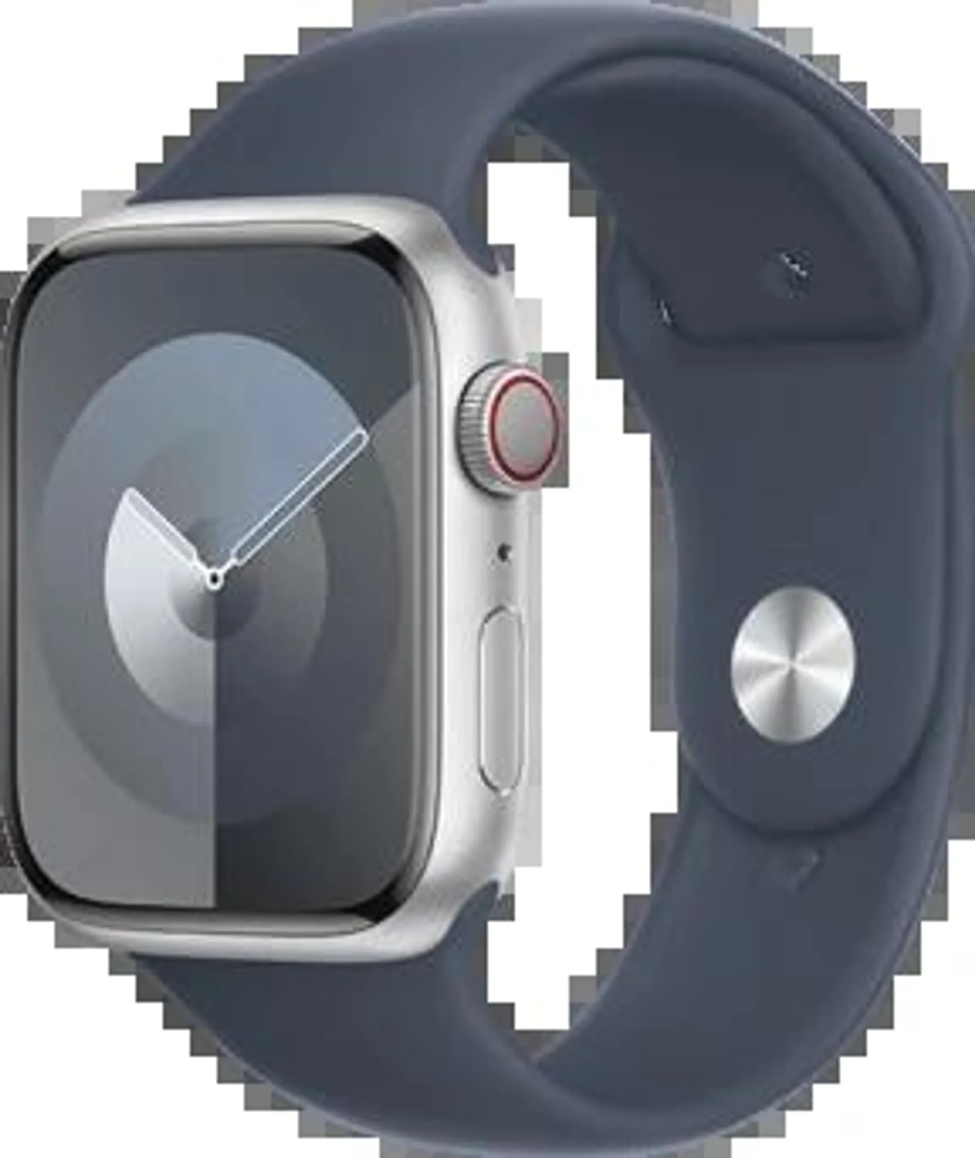 Apple Watch Series 9 GPS+Cell 45mm stříbrná - bouřkově modrá