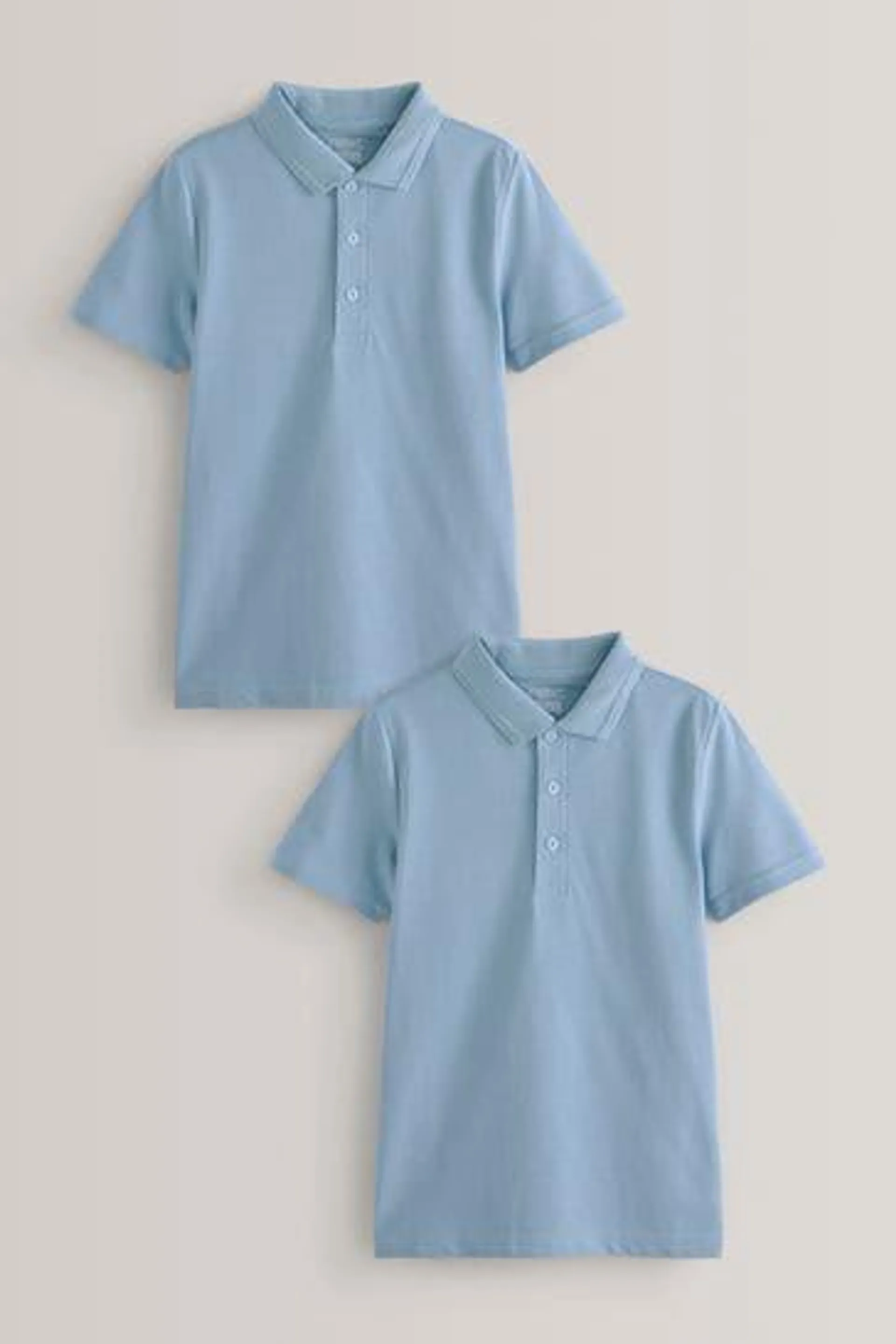 Cotton School Short Sleeve Polo Shirts (3-16yrs)