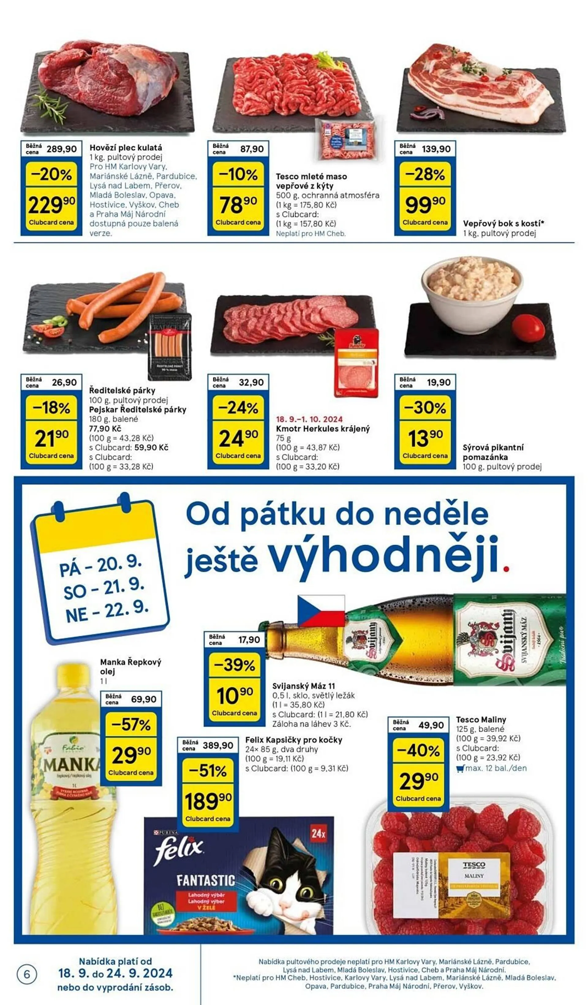 Tesco leták - 18. září 24. září 2024 - Page 6