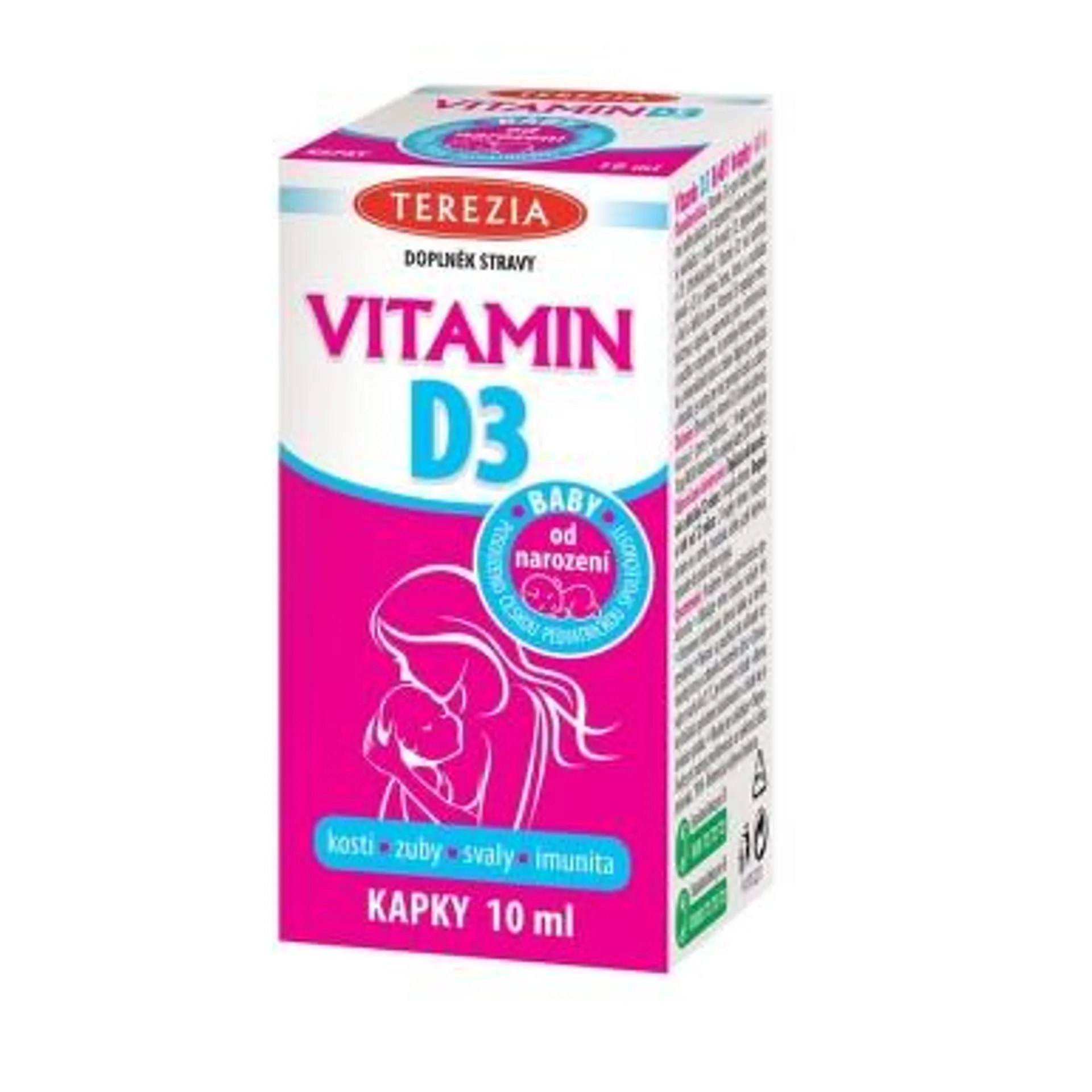 TEREZIA Vitamin D3 baby od narození 400 IU 10ml