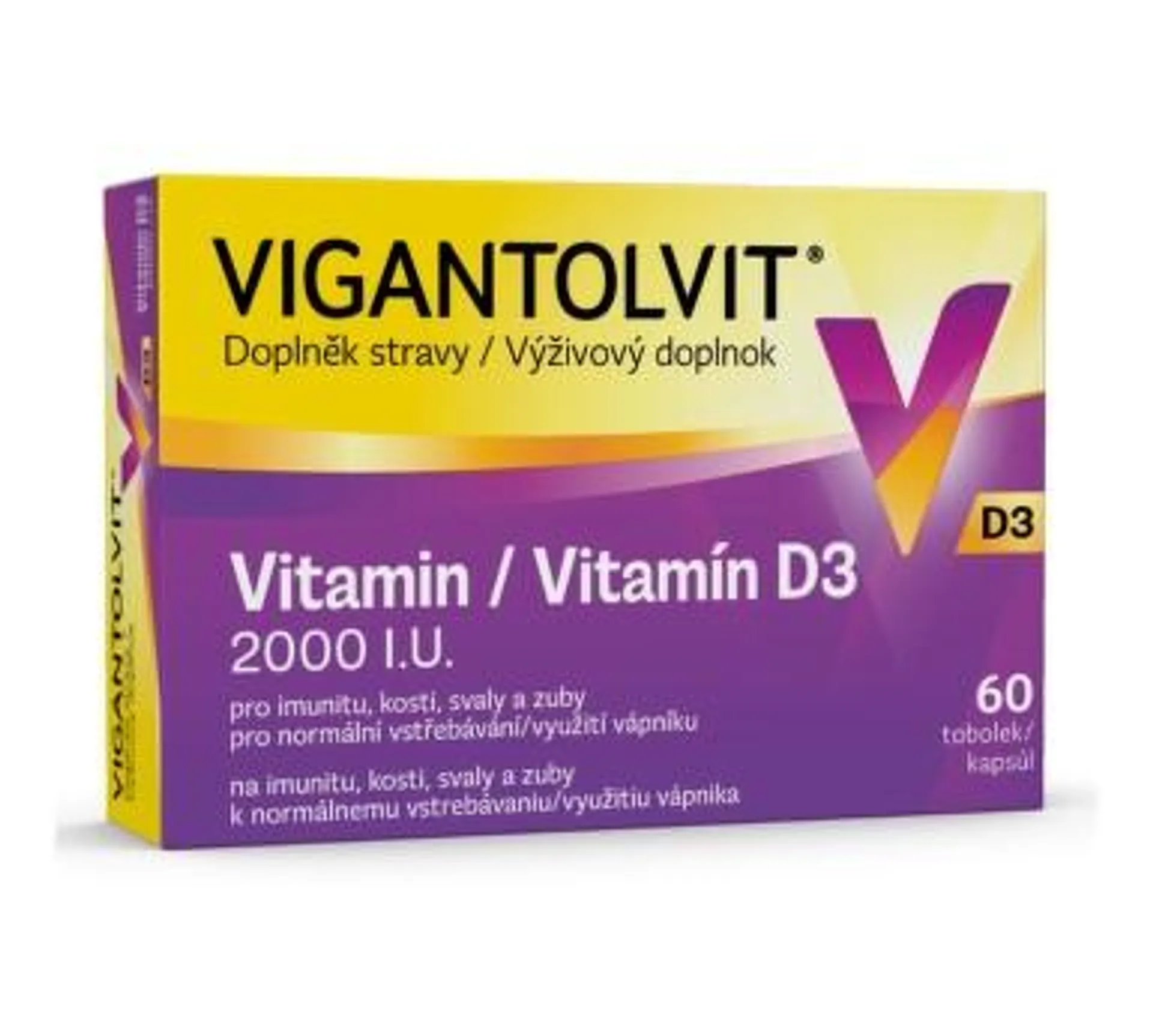 Vigantolvit D3 2000 I.U. 60 tobolek