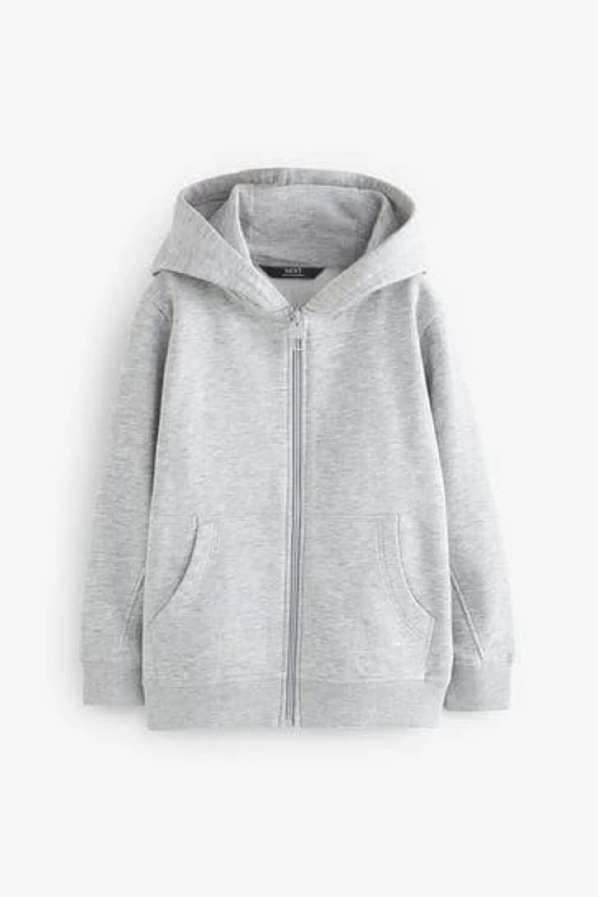 Plain Zip Through Hoodie (3-16yrs)