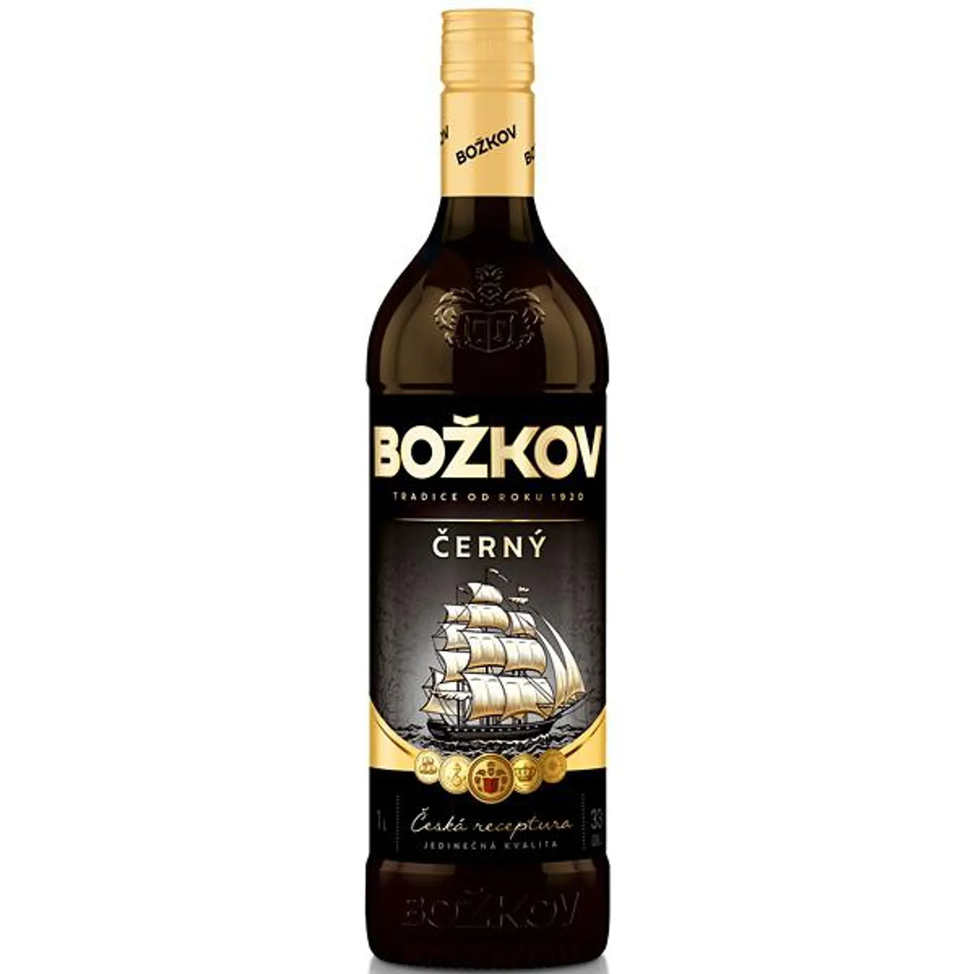 Božkov Černý 1l 33%