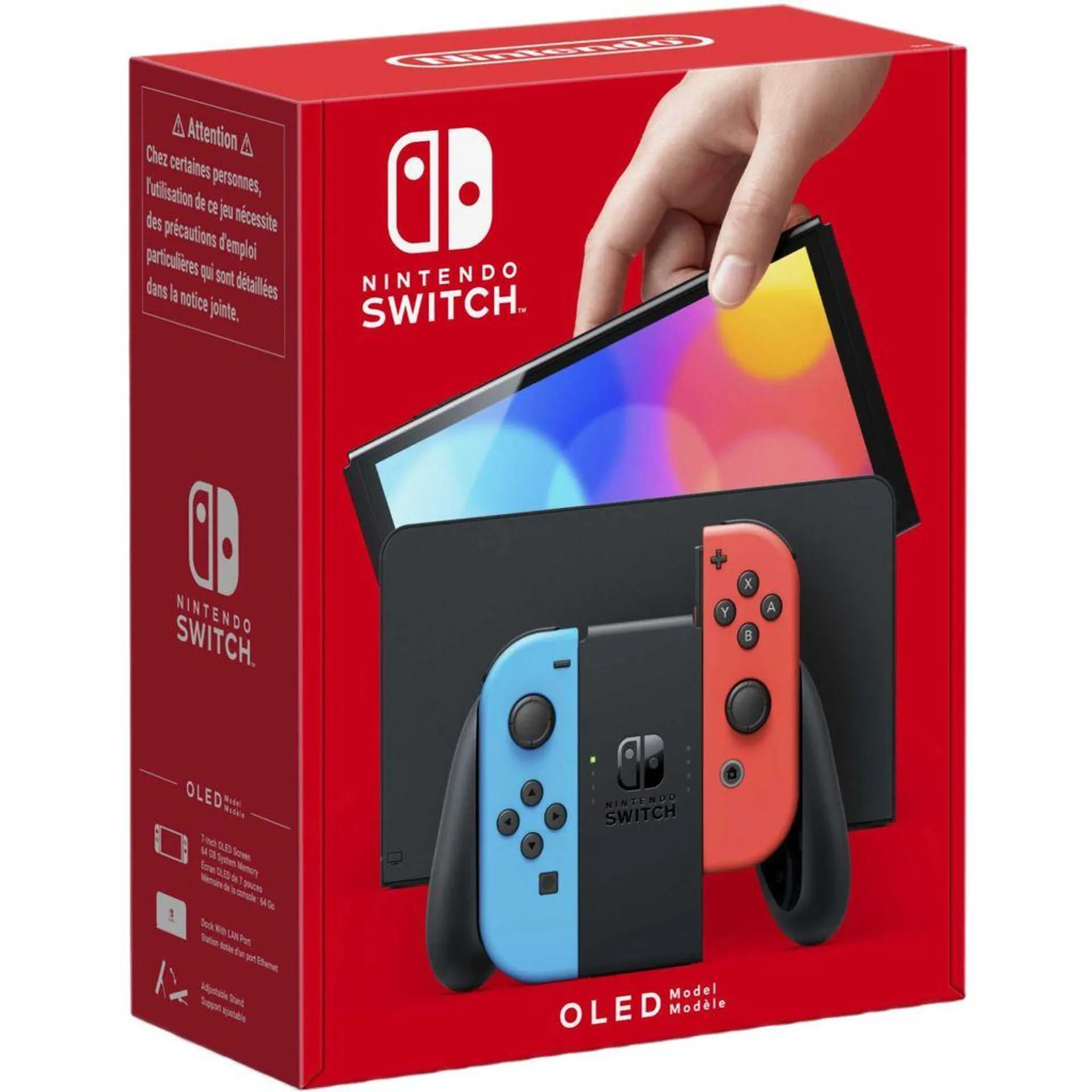 Nintendo Switch (OLED-Modell) Neon-Rot/Neon-Blau