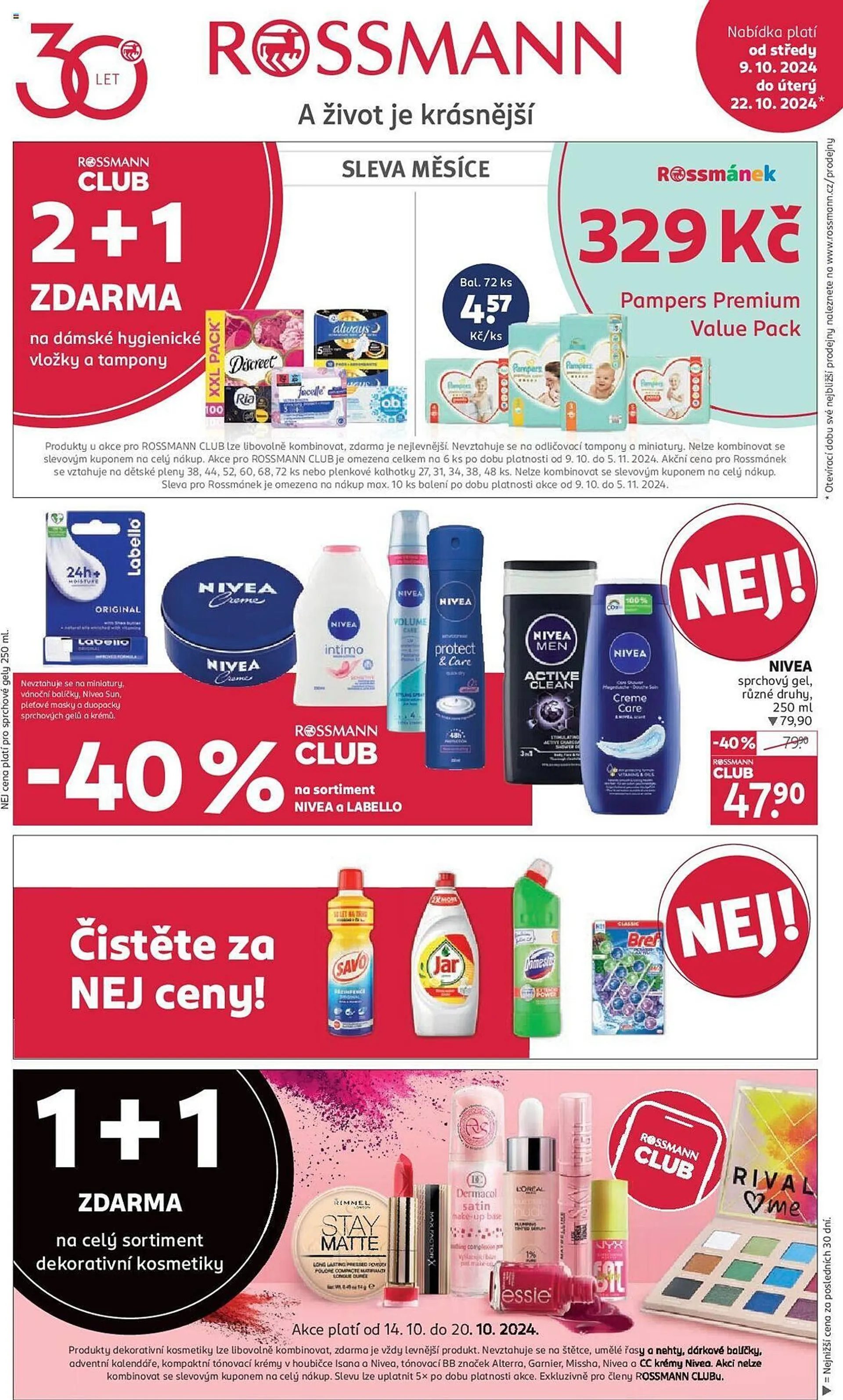 Rossmann leták - 9. října 22. října 2024 - Page 1