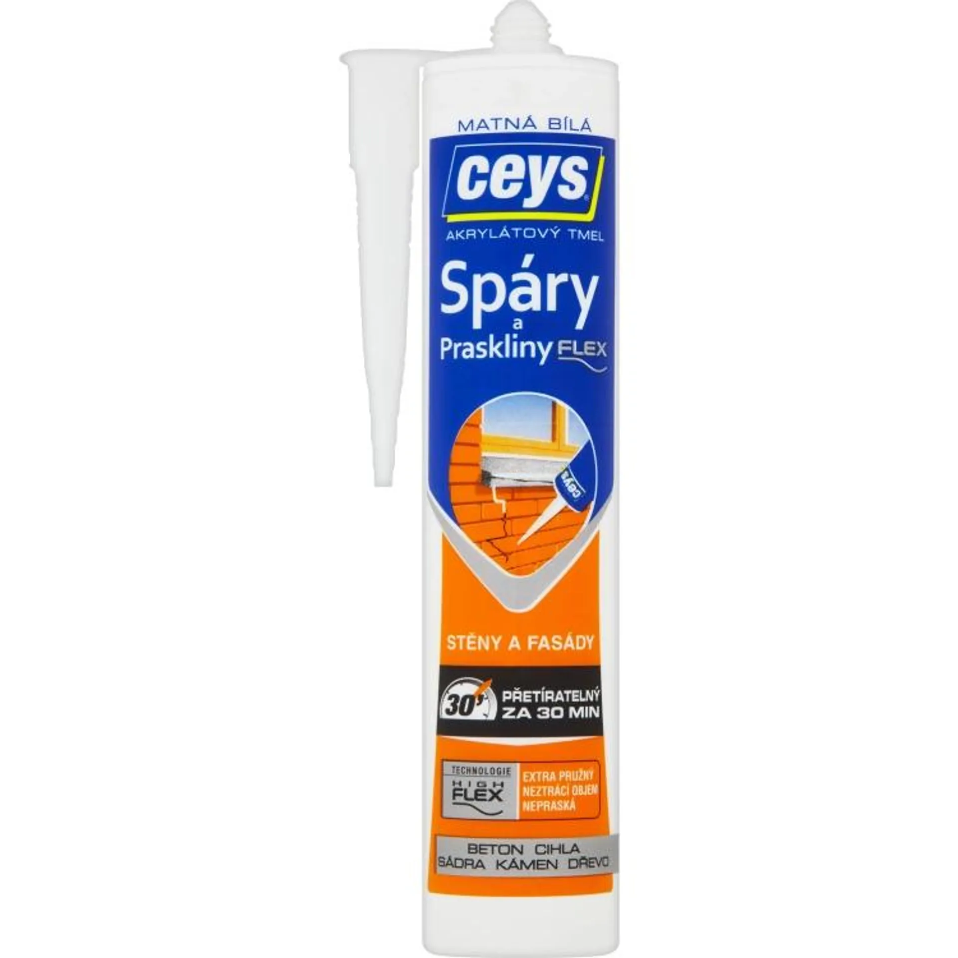 Ceys Spáry a praskliny akrylový tmel, 280 ml