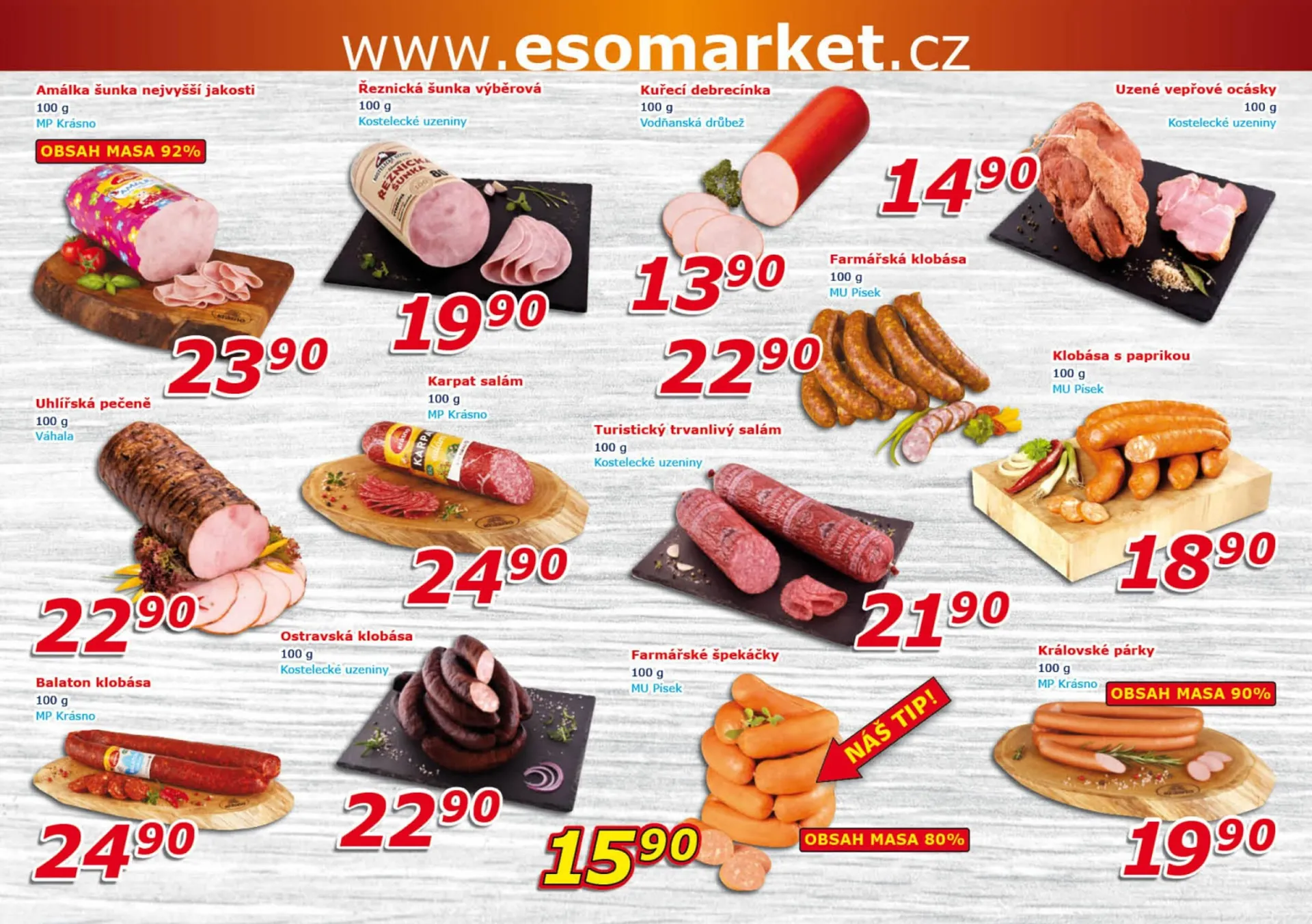 ESO MARKET leták - 2