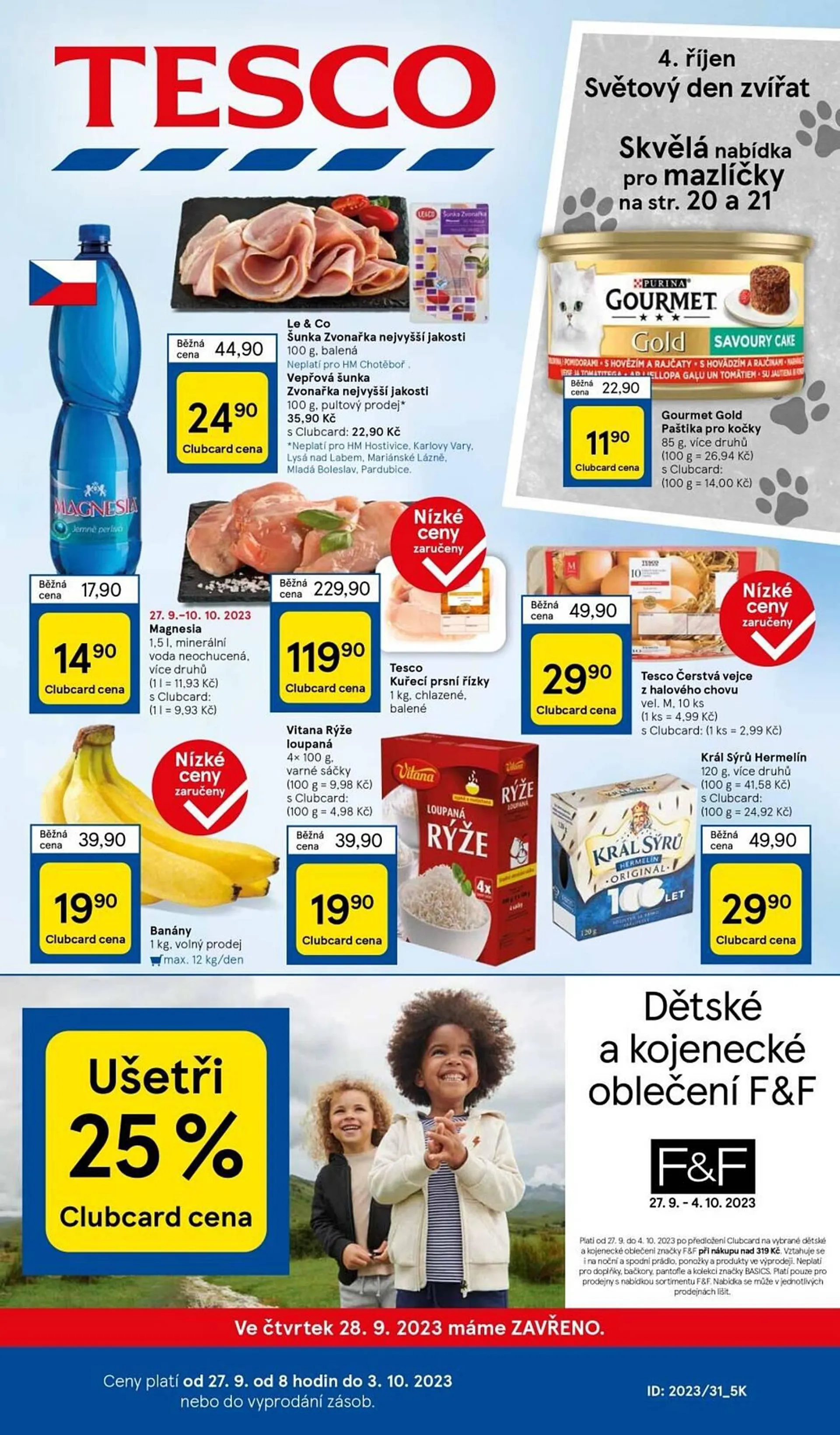 Tesco leták - 27. září 3. října 2023 - Page 1