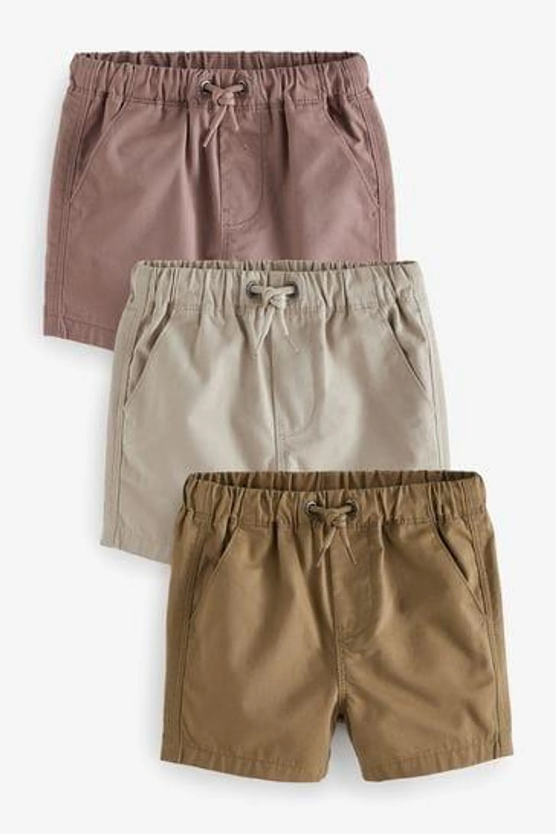 Pull On Shorts 3 Pack (3mths-7yrs)