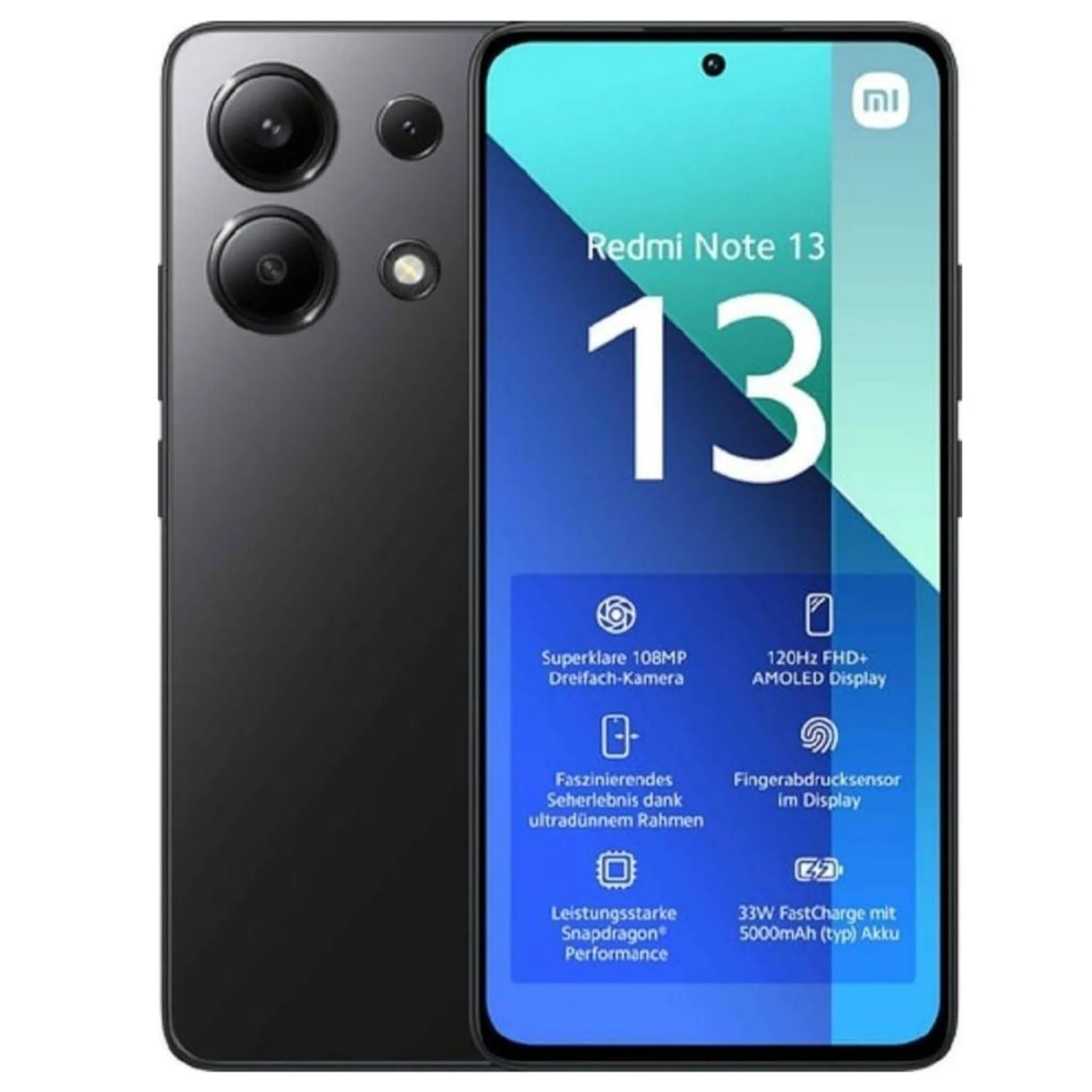 Smartphone Xiaomi Redmi Note 13 8/256 Gb Midnight Black