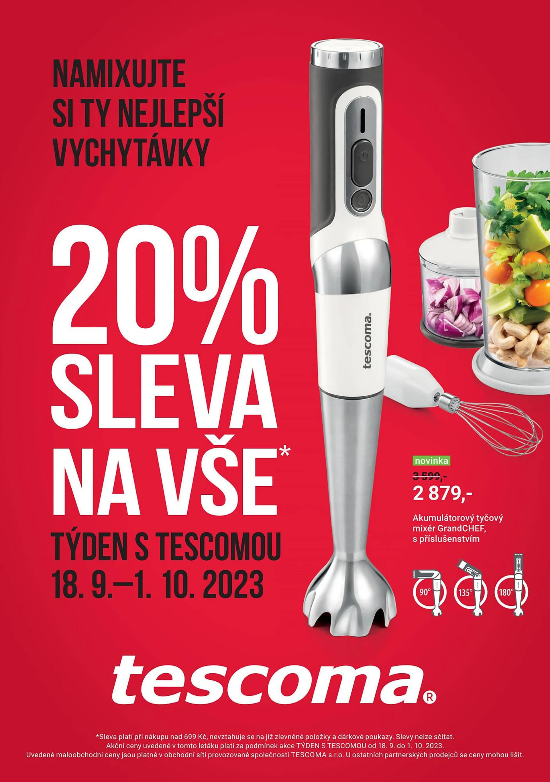 Tescoma leták - 18. září 1. října 2023 - Page 1