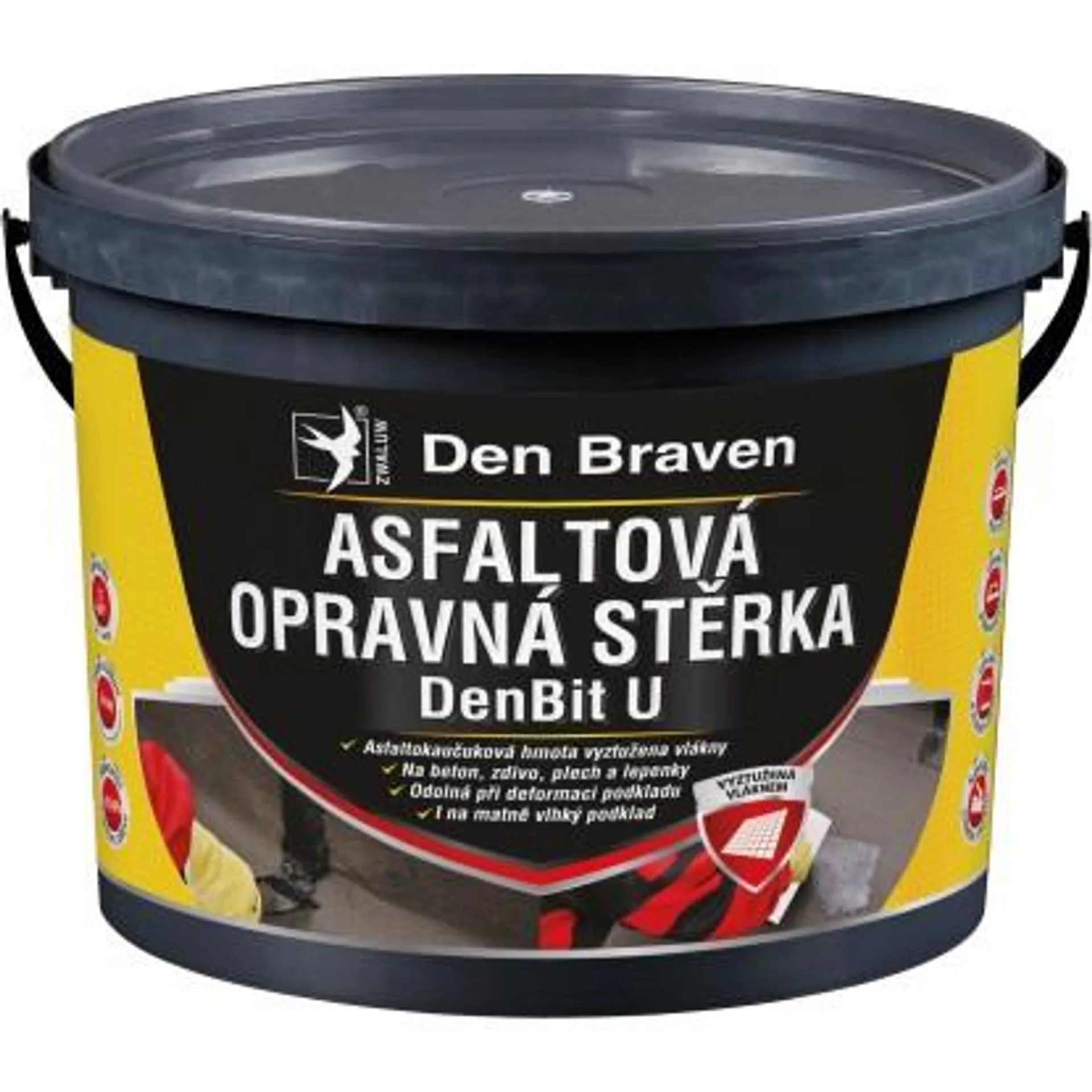 Den Braven Asfaltová opravná stěrka DenBit U 5 kg