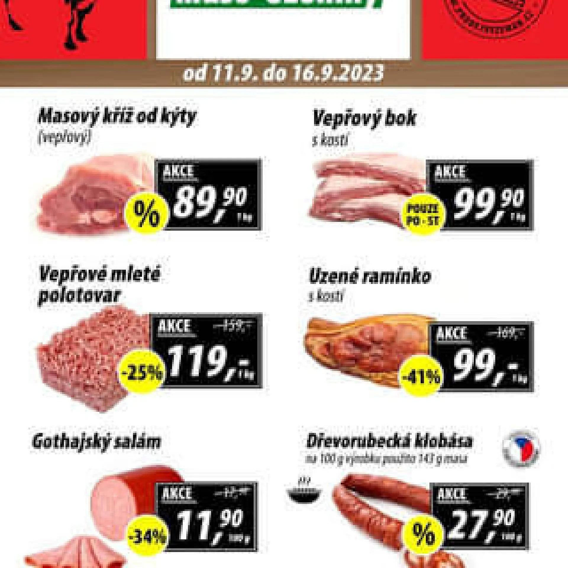 ZEMAN leták - 10. září 15. září 2023 - Page 1