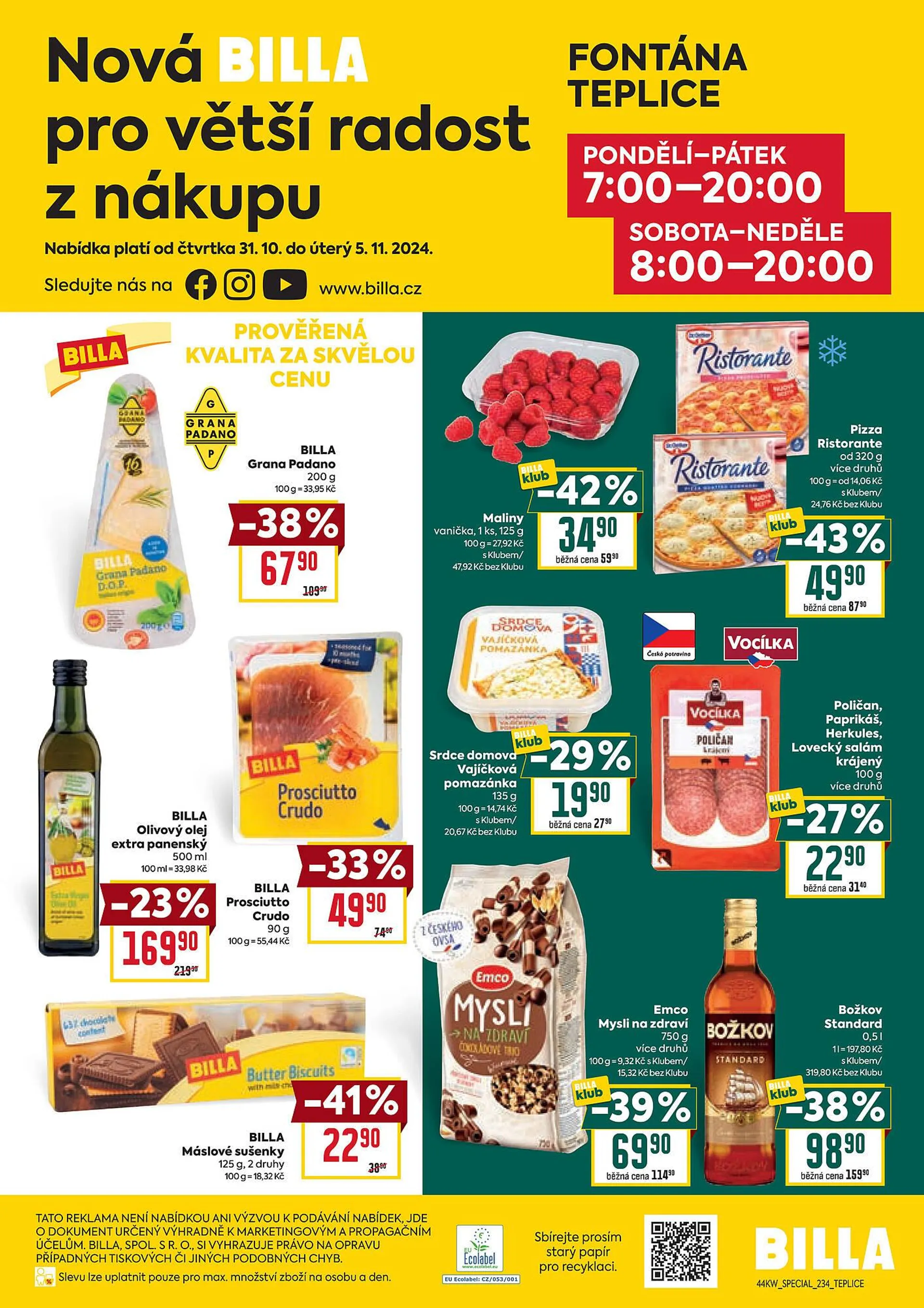 Billa leták - 31. října 5. listopadu 2024 - Page 2