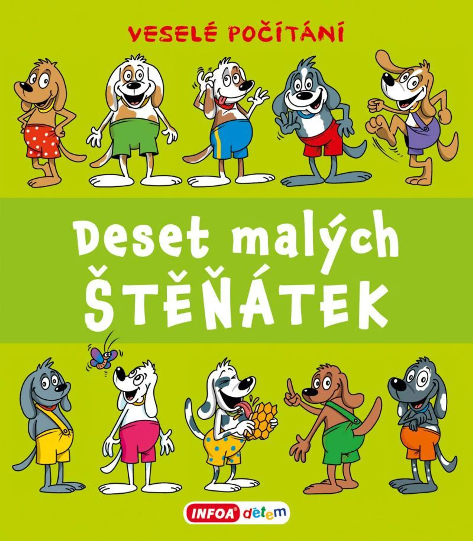 Deset malých štěňátek - Veselé počítání