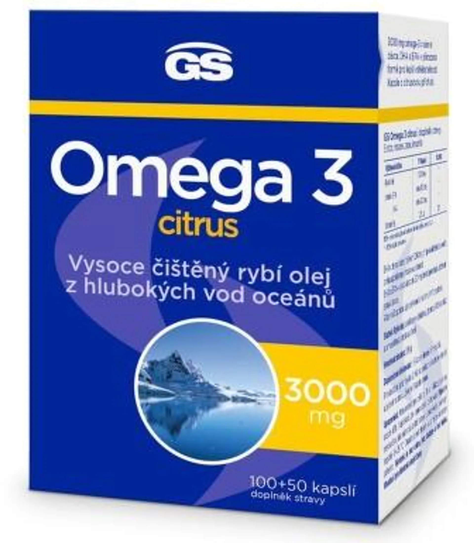 GS Omega 3 Citrus cps.100+50 - balení 2 ks