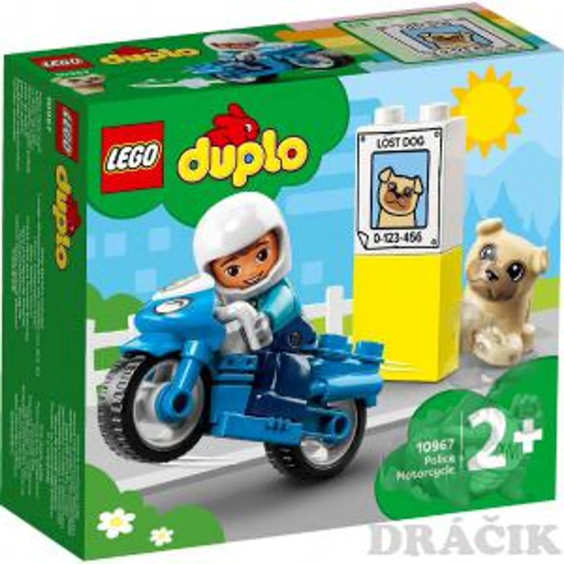 10967 LEGO DUPLO – Policajná motorka