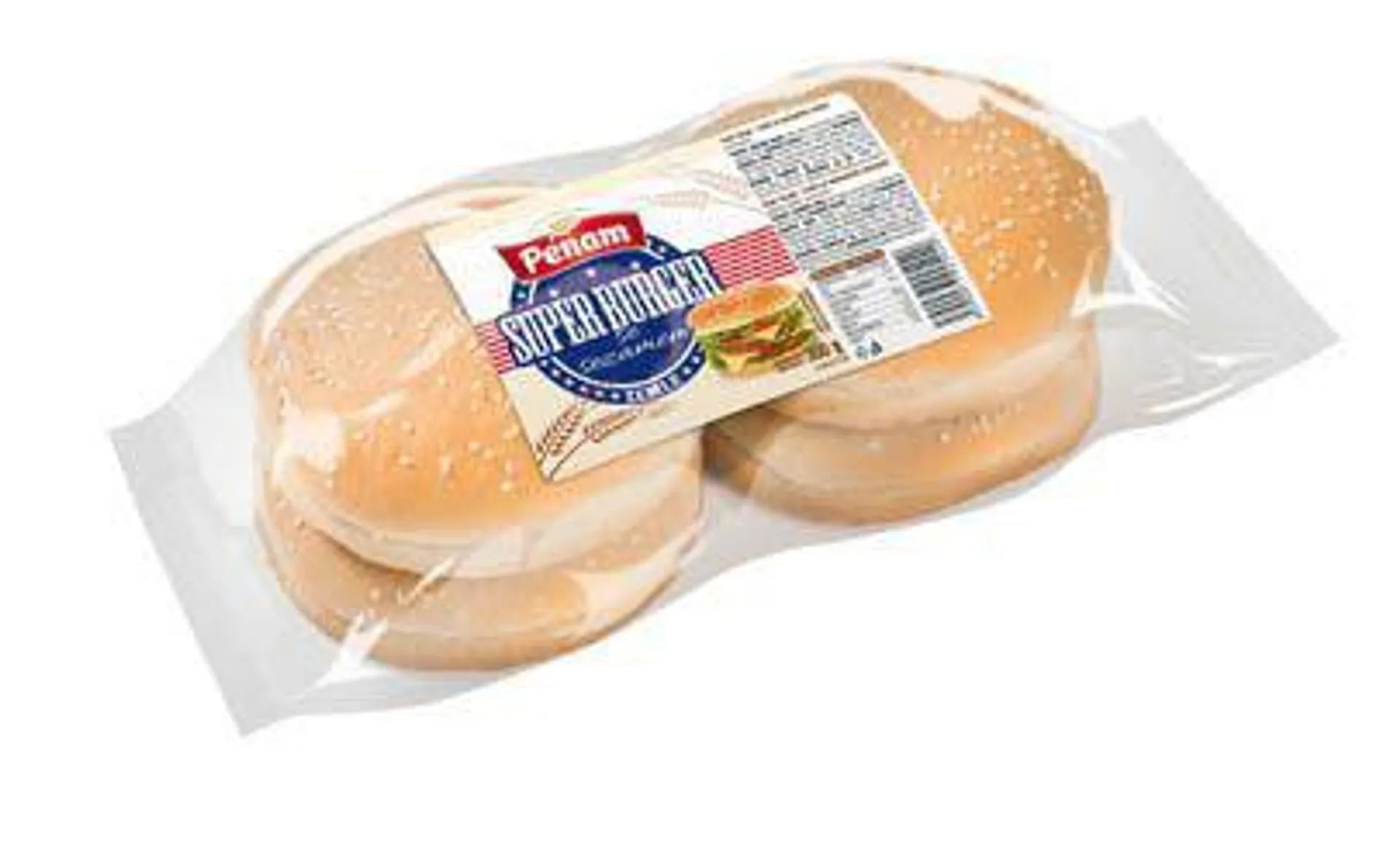 Burger super se sezamem 4x75g