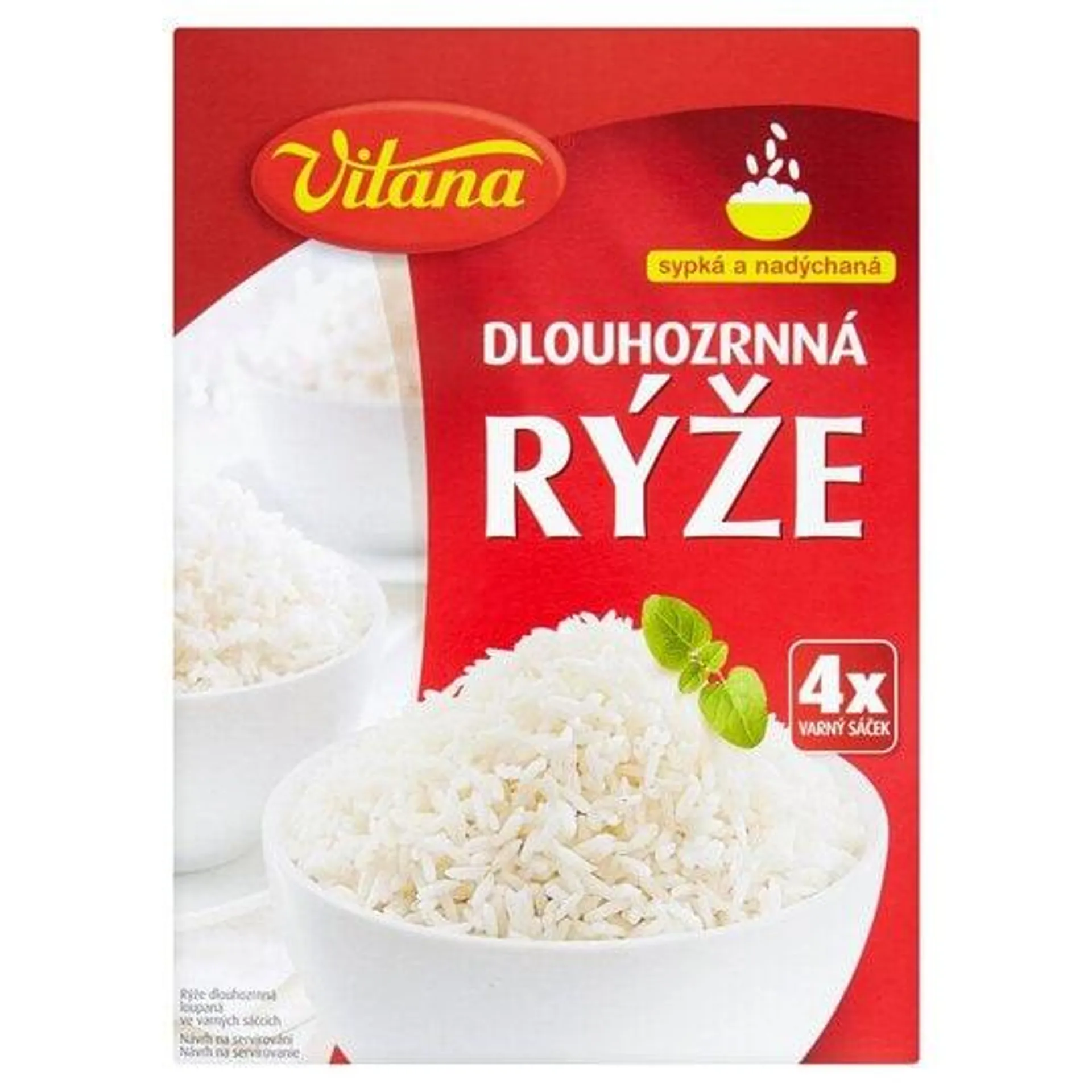 Vitana Rýže dlouhozrnná 4 x 100g