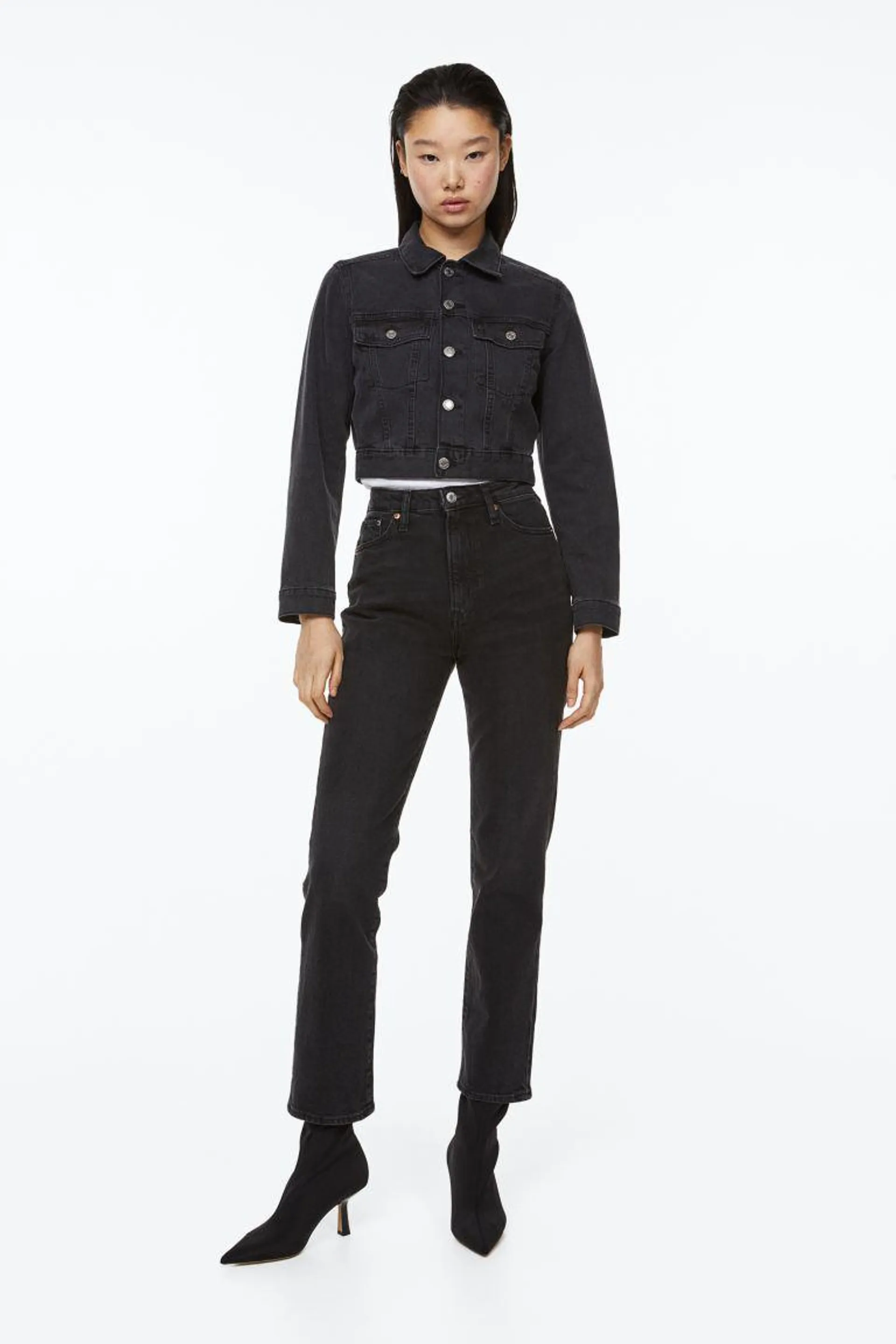Vintage Mom Fit Ultra High Ankle Jeans