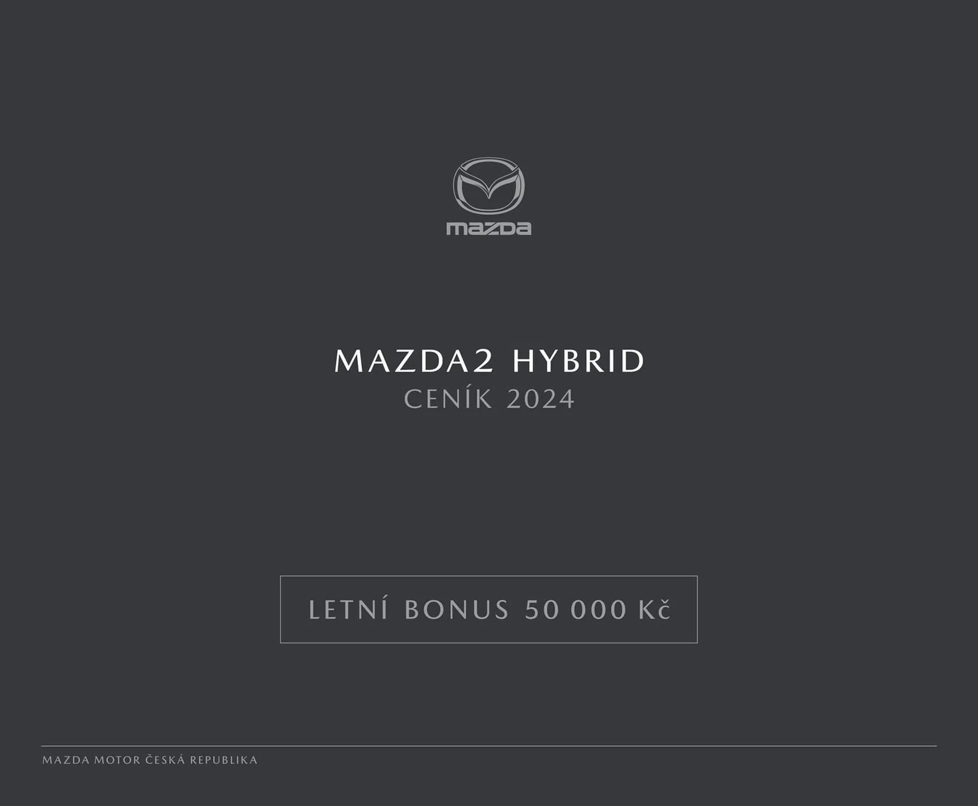 Mazda 2 hybrid leták - 1