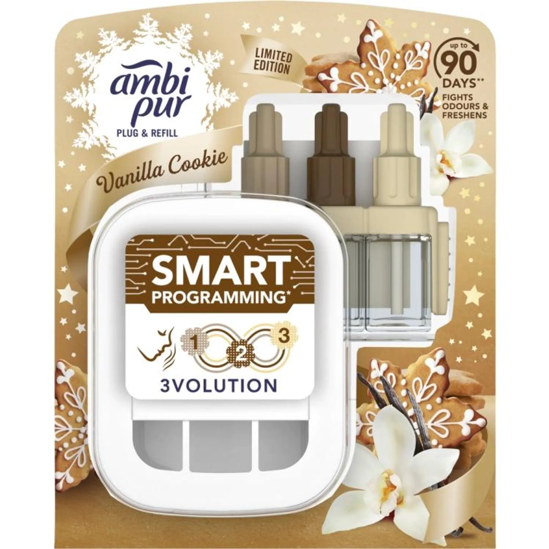 Ambi Pur 3Volution osvěžovač vzduchu a náplně Vanilla Cookie, 20 ml