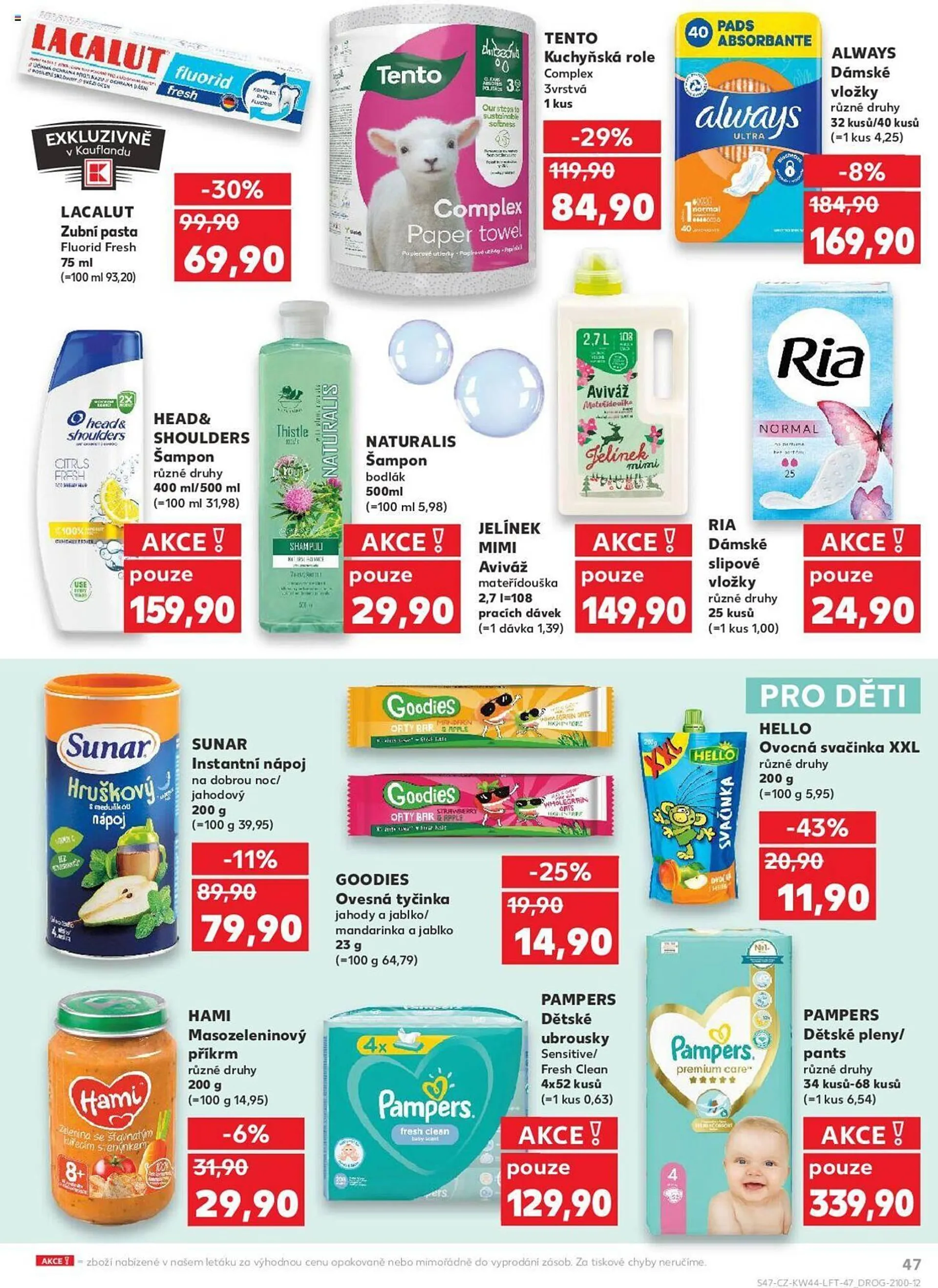 Kaufland leták - 30. října 5. listopadu 2024 - Page 47