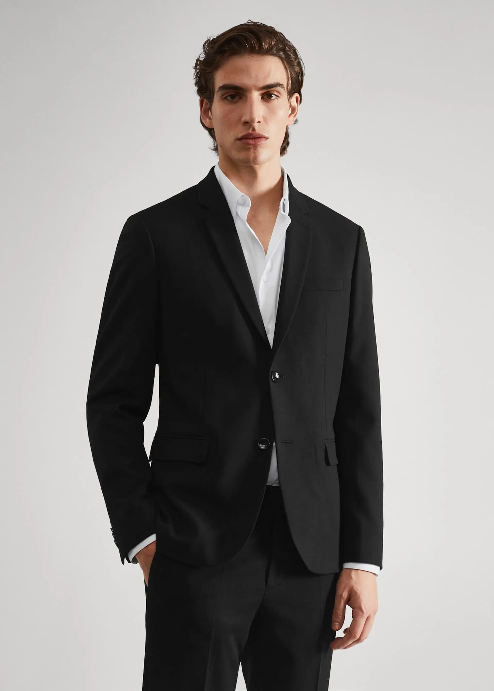Oblekové sako super slim-fit