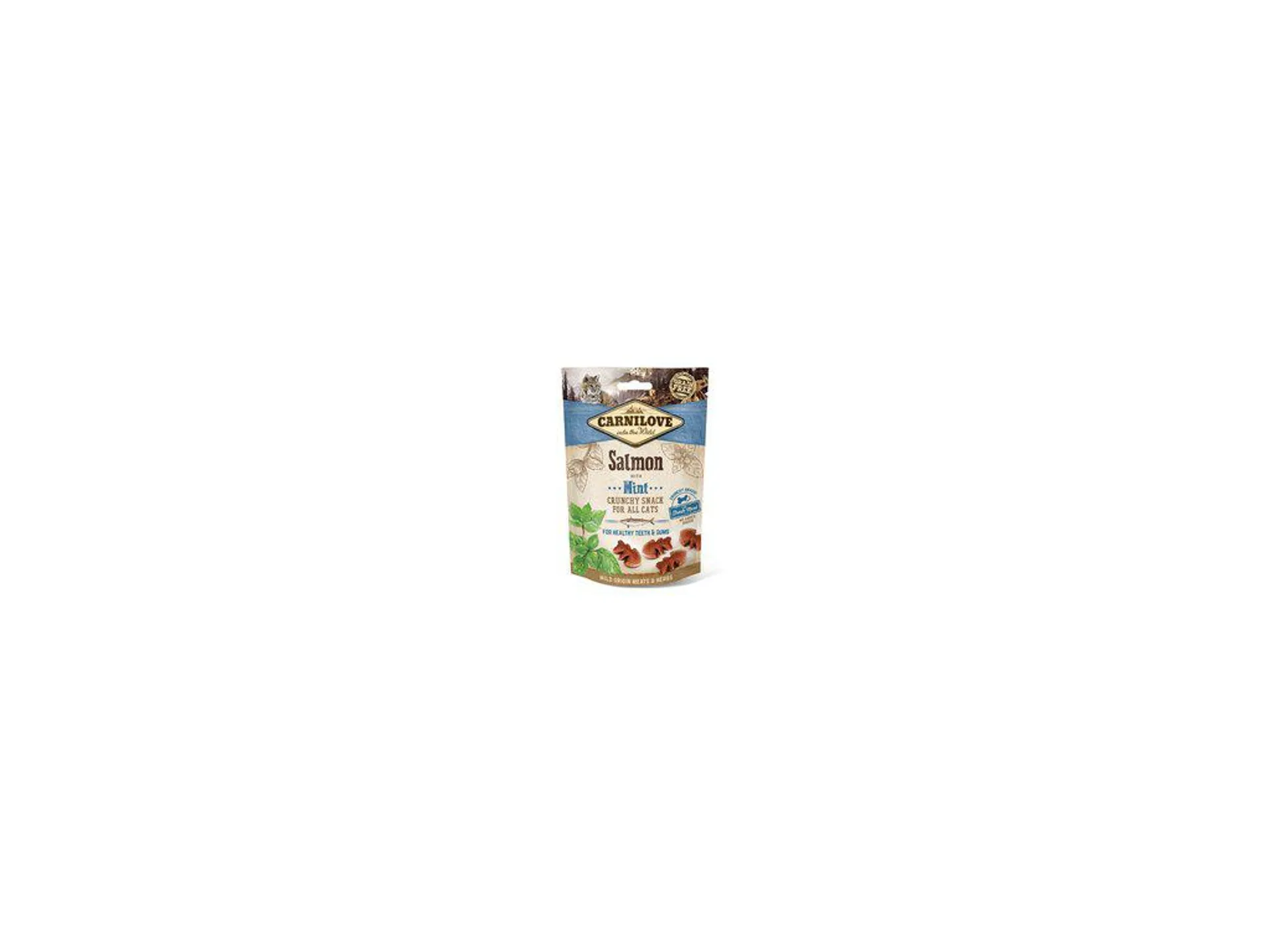 Carnilove Cat Crunchy Snack Salmon,Mint,meat 50g