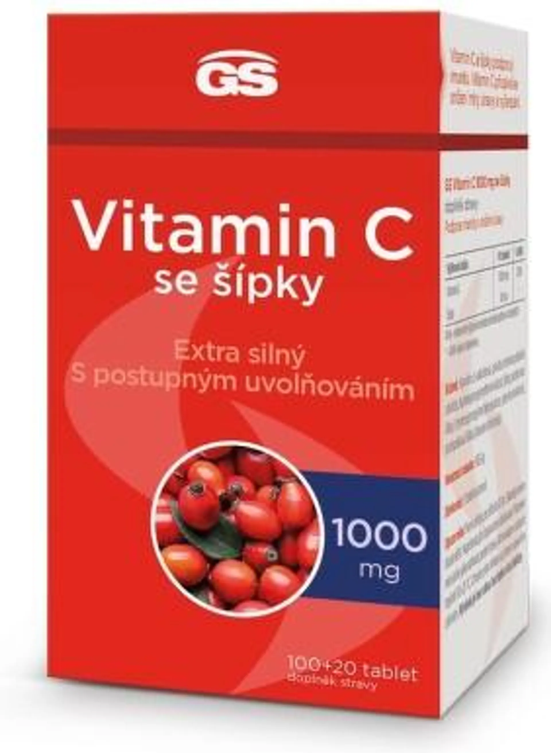 GS Vitamin C1000 se šípky tbl.100+20