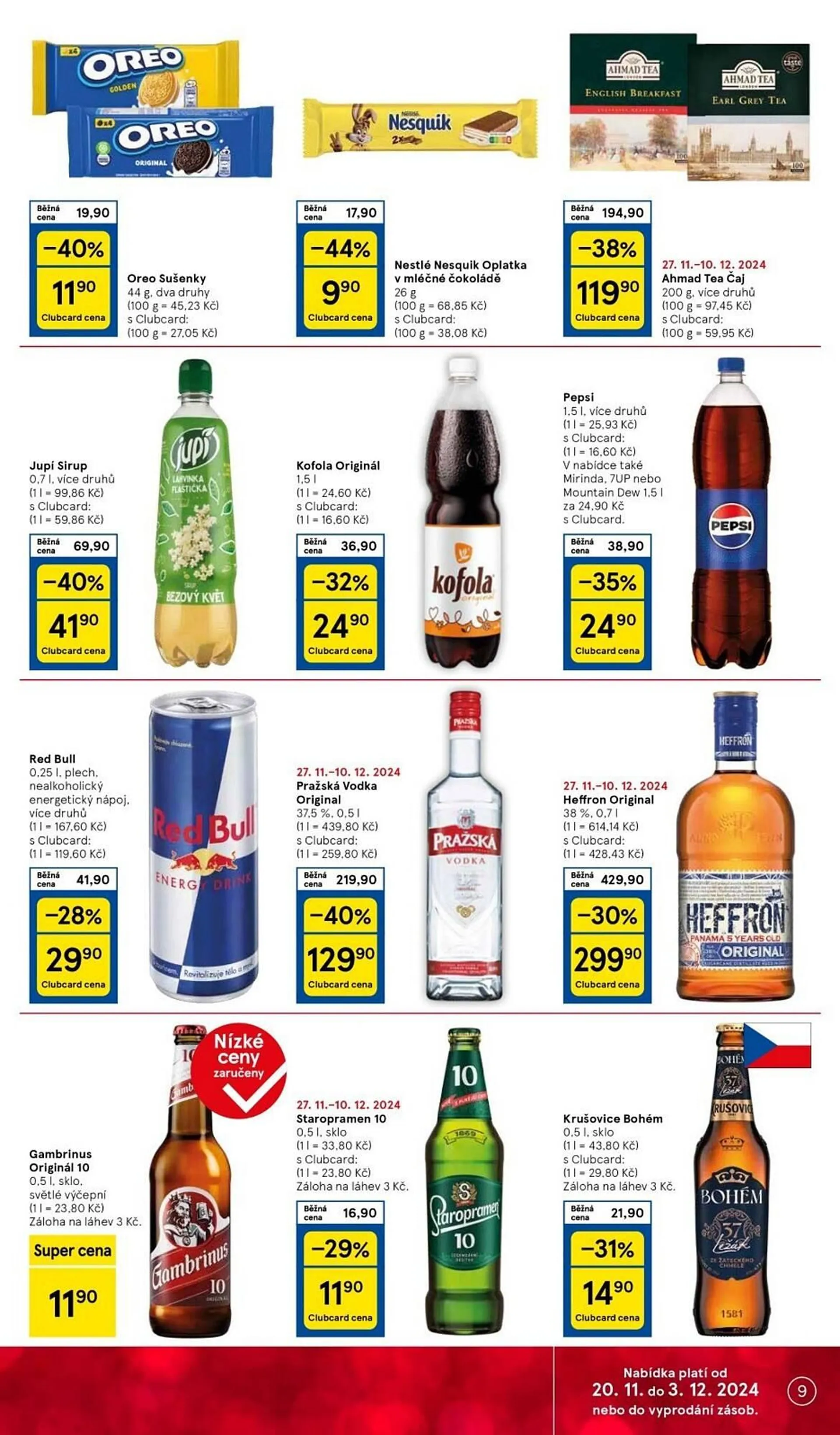 Tesco leták - 27. listopadu 3. prosince 2024 - Page 9