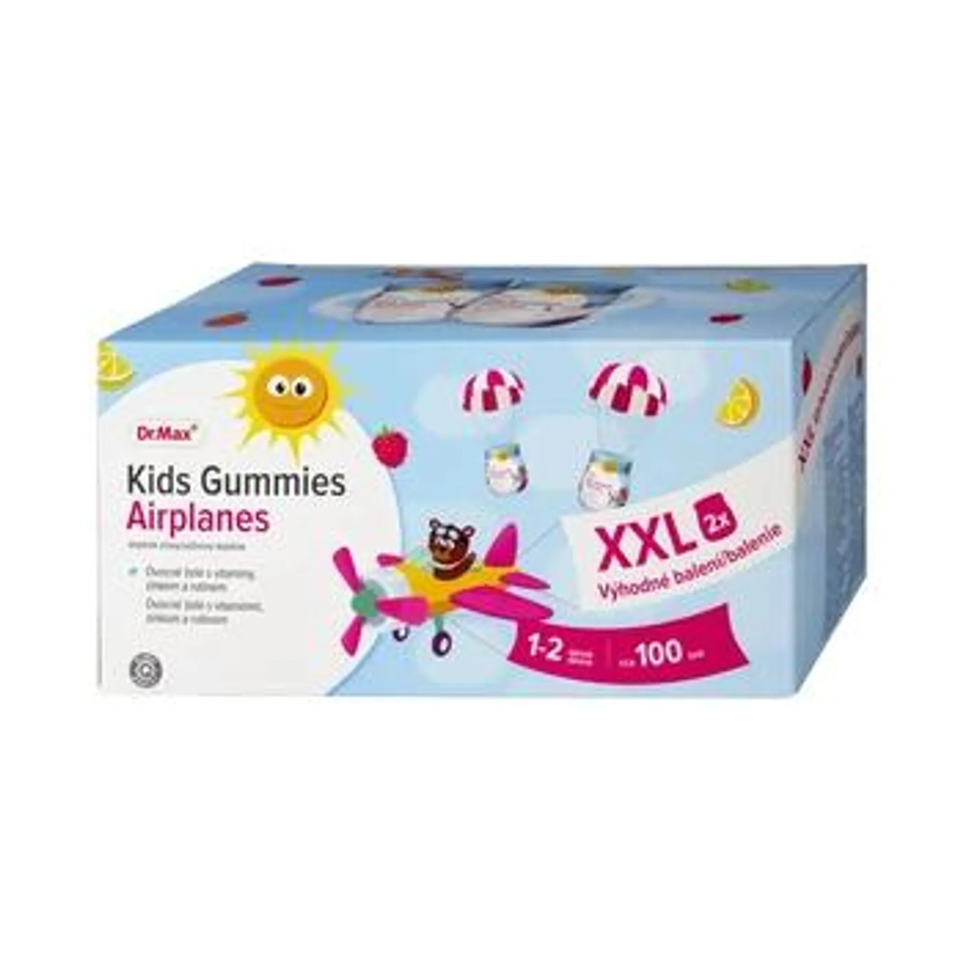 Dr. Max Kids Gummies Airplanes XXL 100 ks