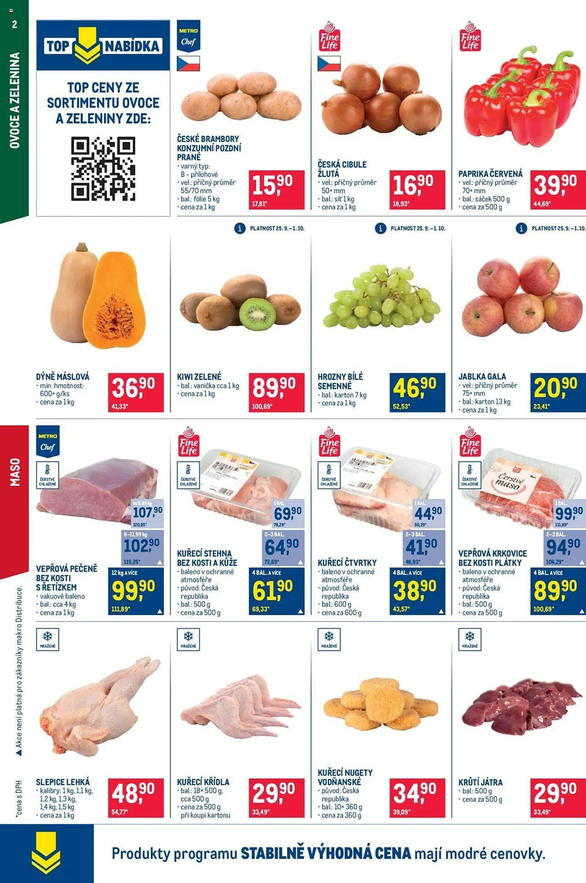 Makro leták - 25. září 8. října 2024 - Page 2