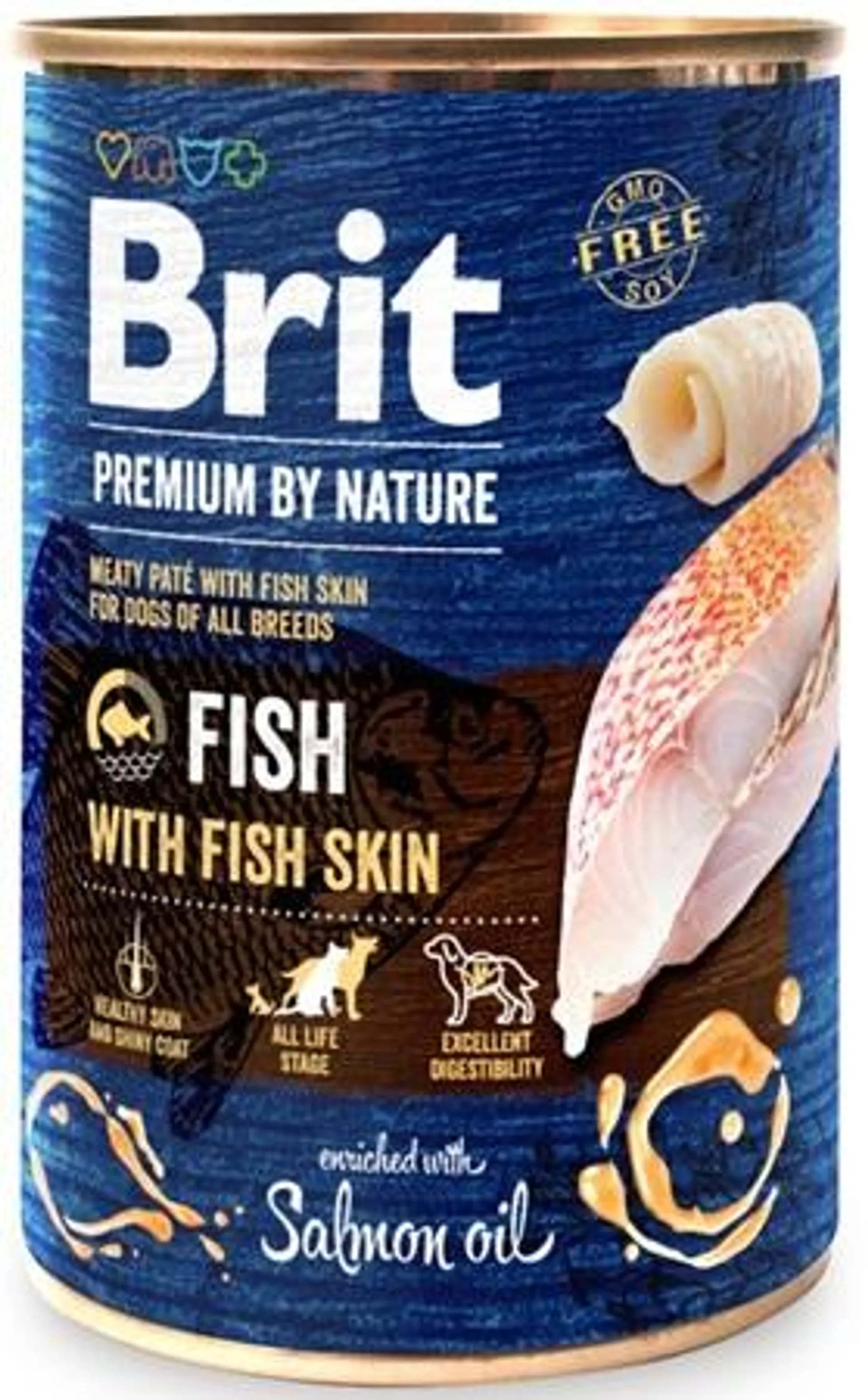 Brit Premium by Nature Fish with Fish Skin 400 g