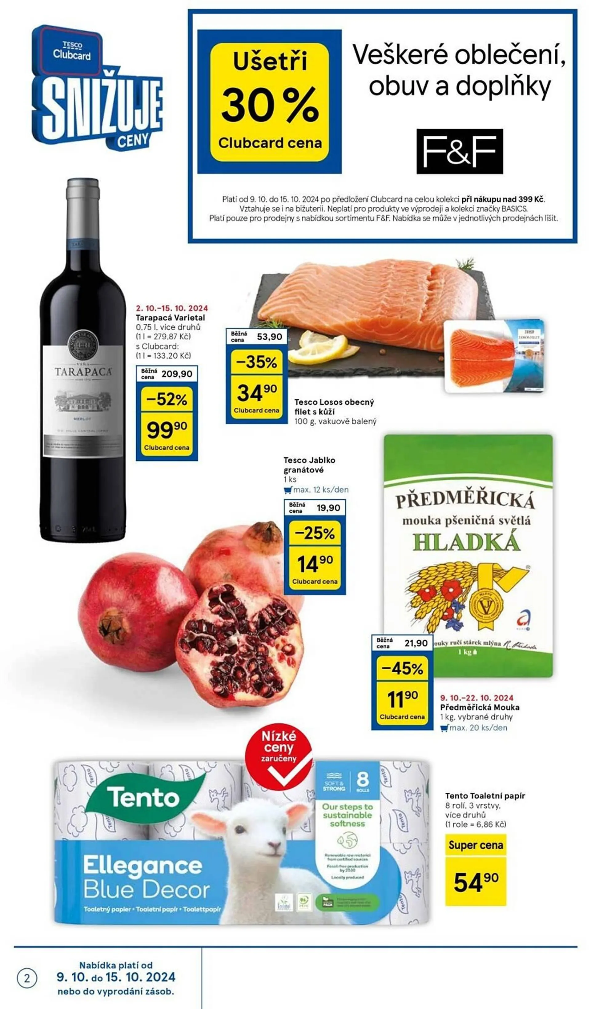 Tesco leták - 9. října 15. října 2024 - Page 2