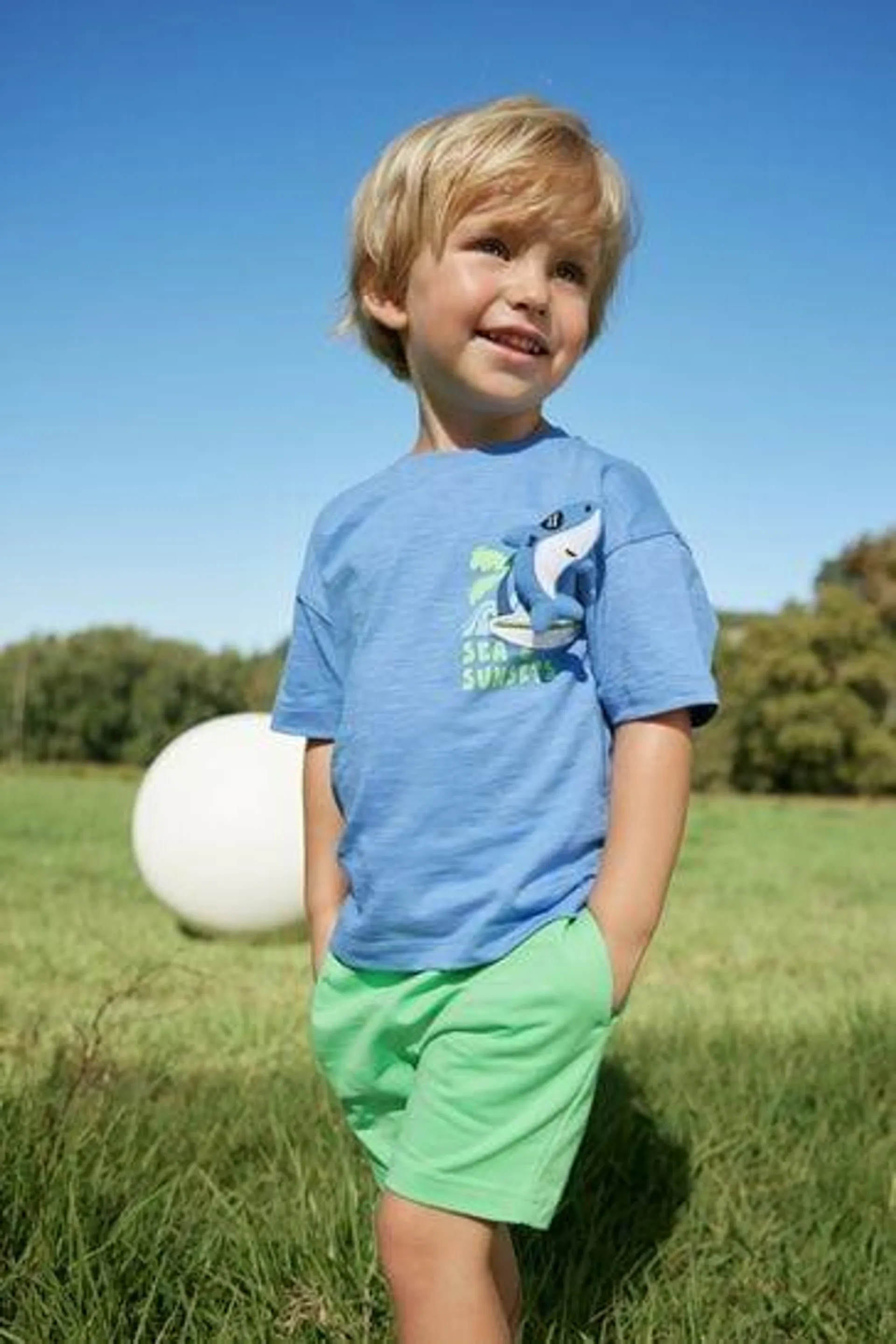 T-Shirt And Shorts Set (3mths-7yrs)