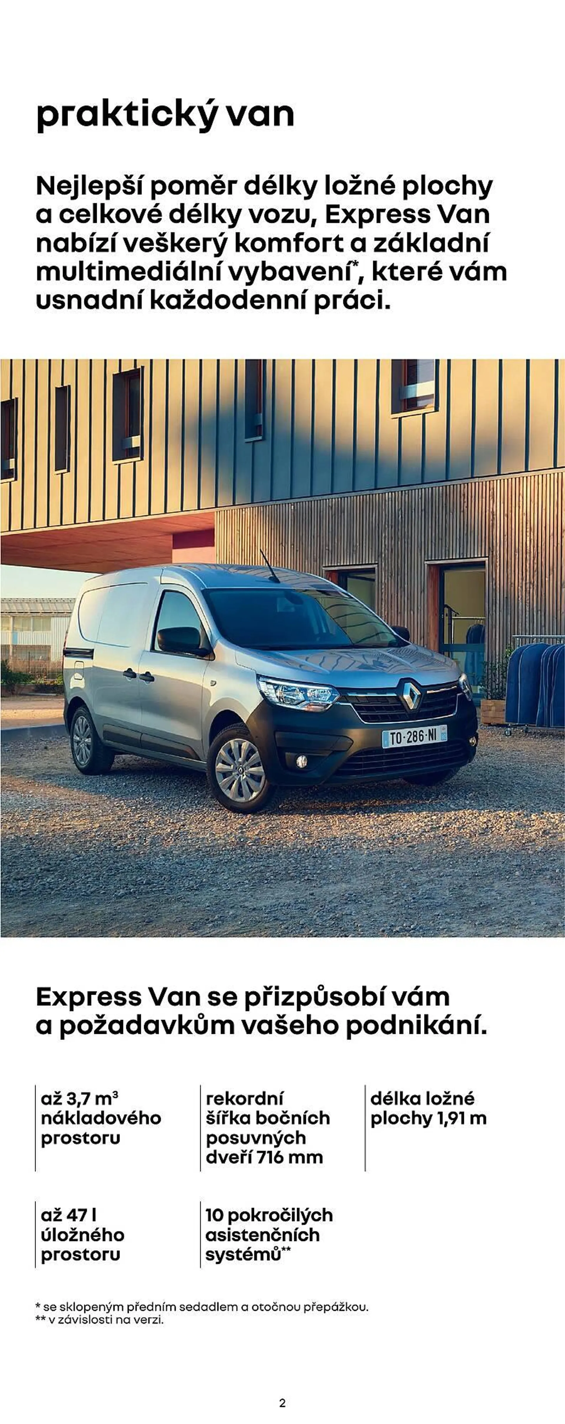 Renault Express Van leták - 12. července 31. prosince 2024 - Page 2