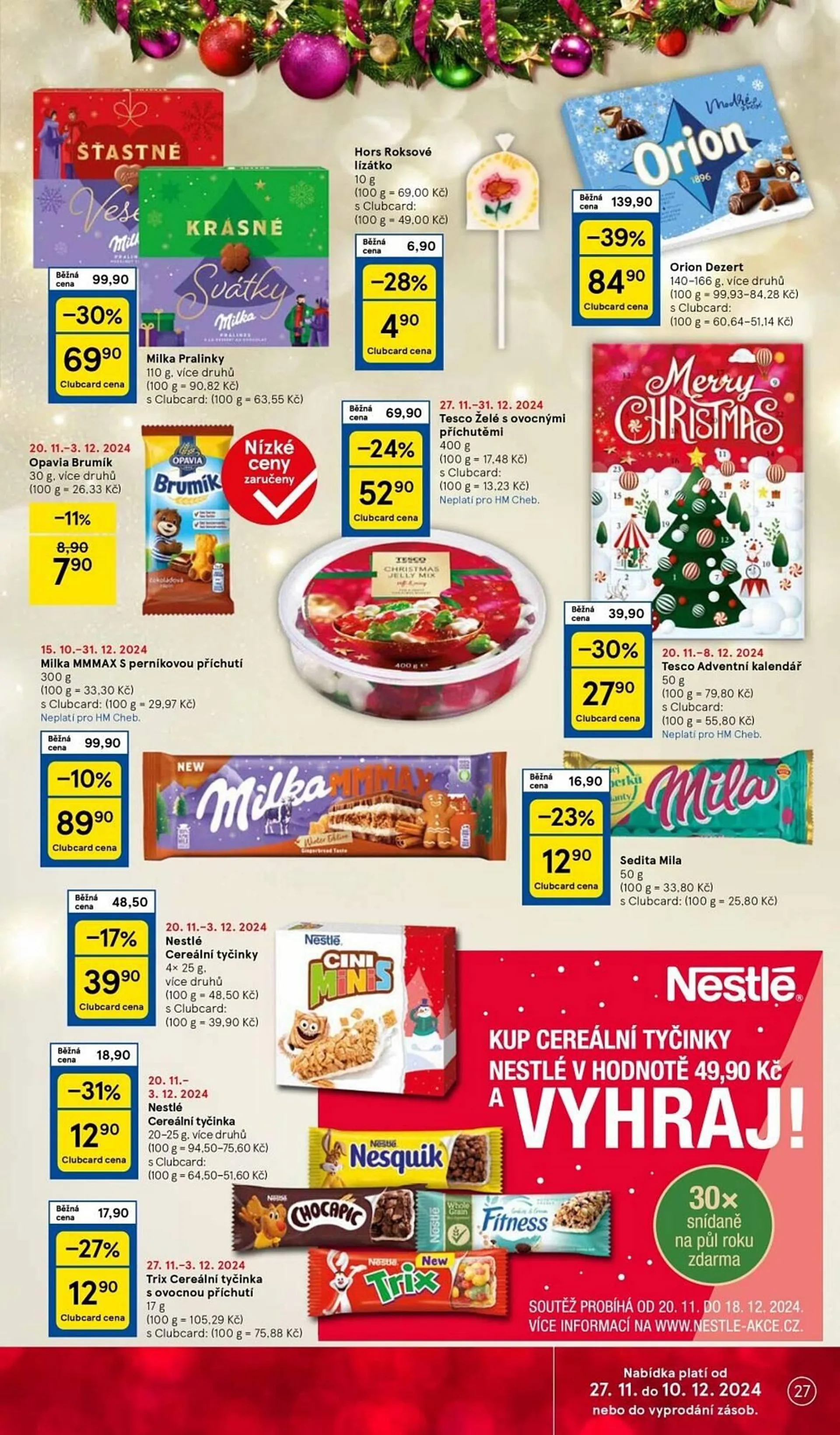 Tesco leták - 27. listopadu 3. prosince 2024 - Page 27