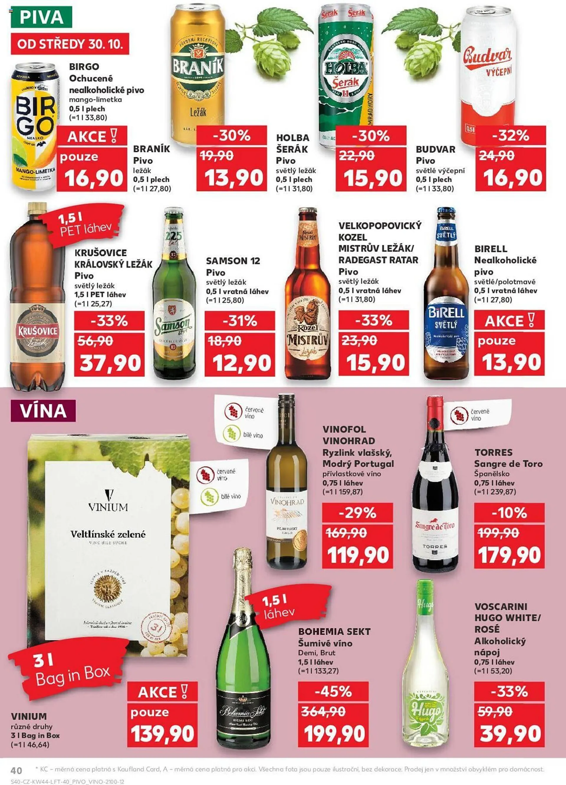 Kaufland leták - 30. října 5. listopadu 2024 - Page 40