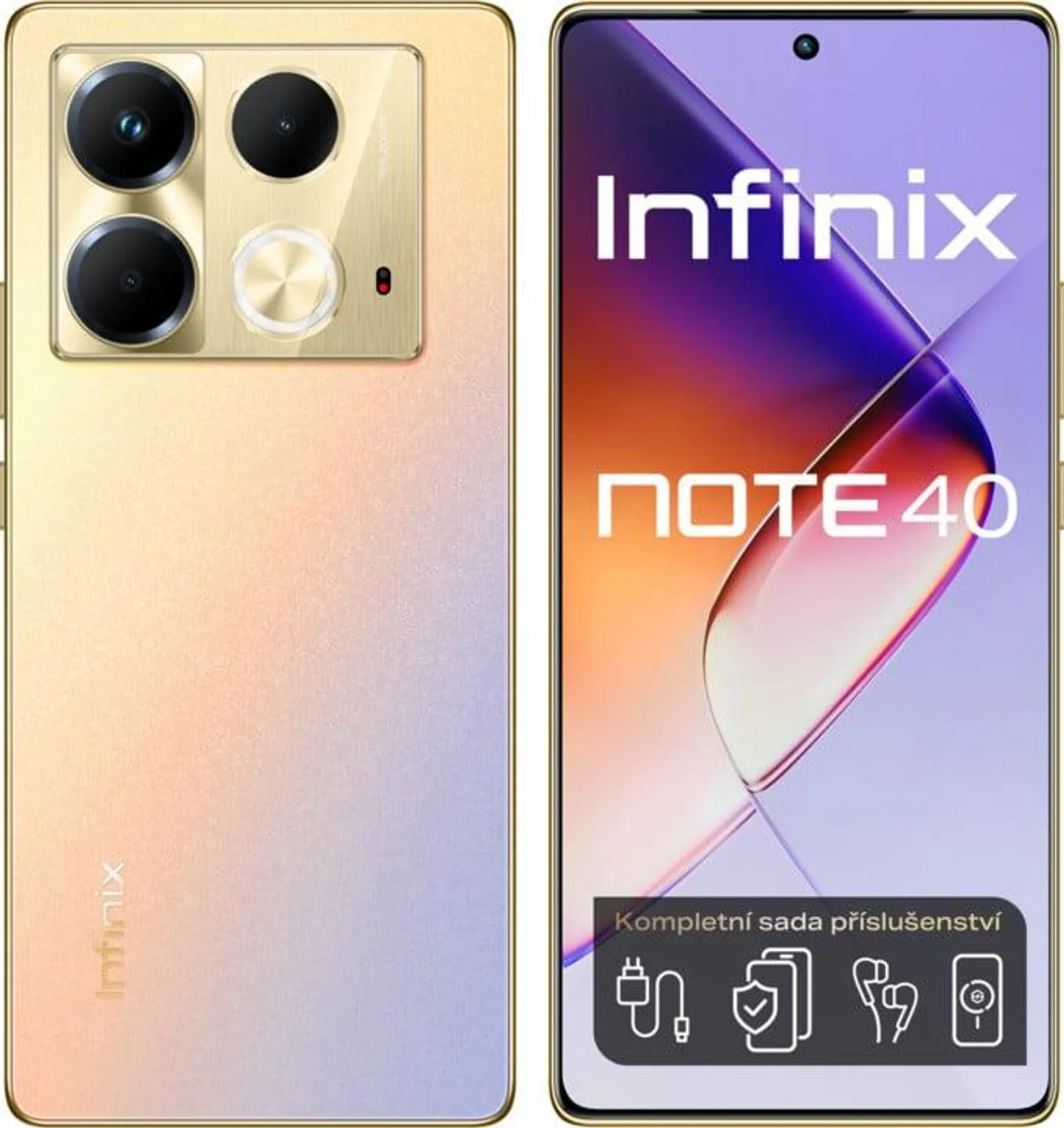 Infinix Note 40 8GB/256GB Titan Gold