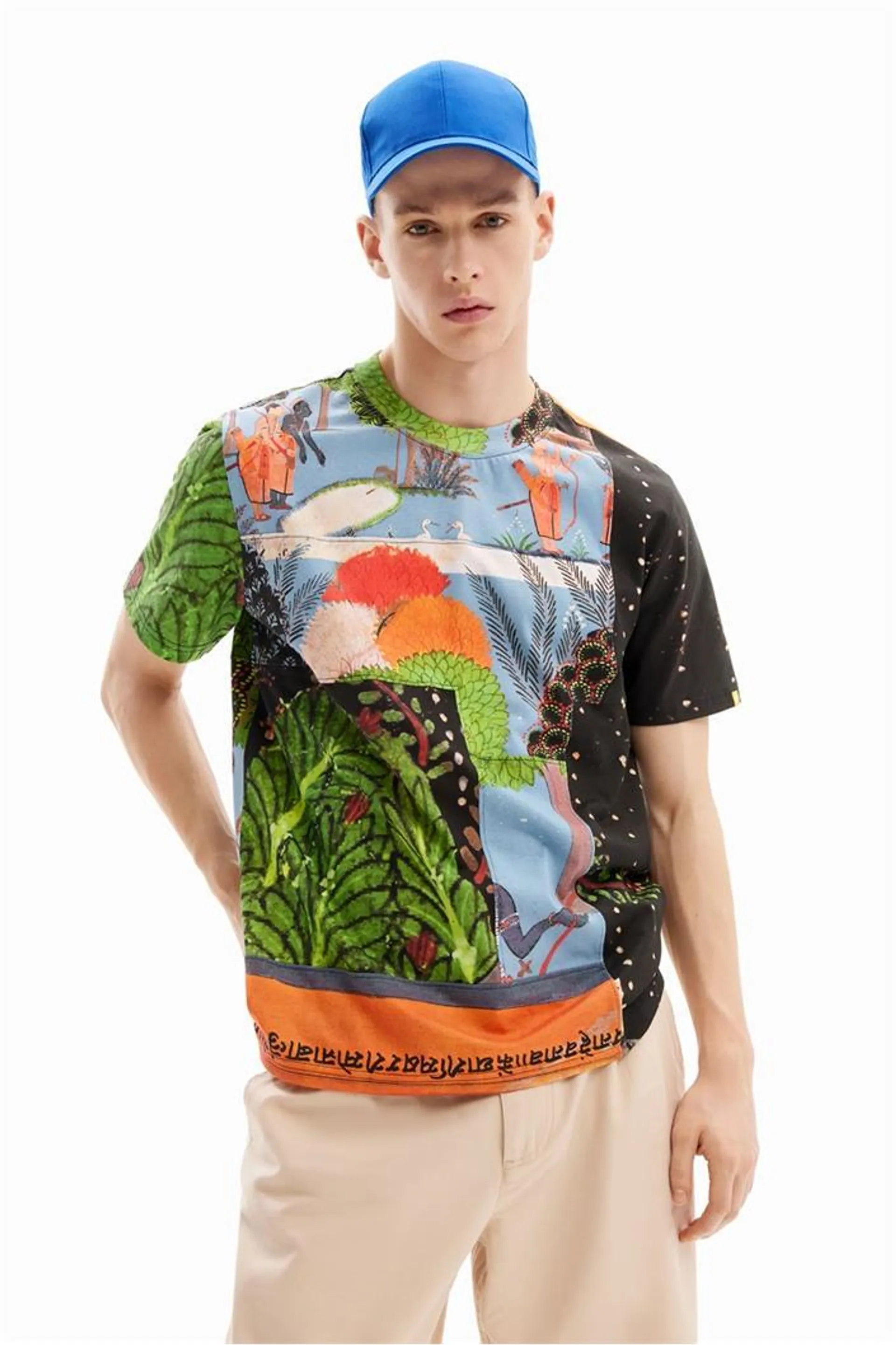 tričko Desigual Roman tutti fruti