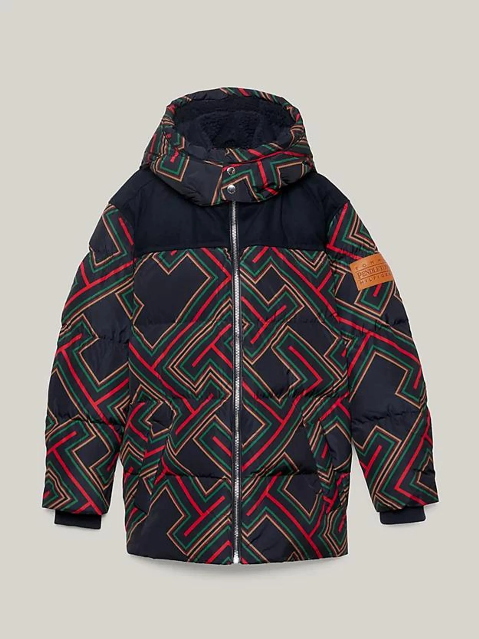 Tommy x Pendleton New York Stripe TH Monogram Puffer